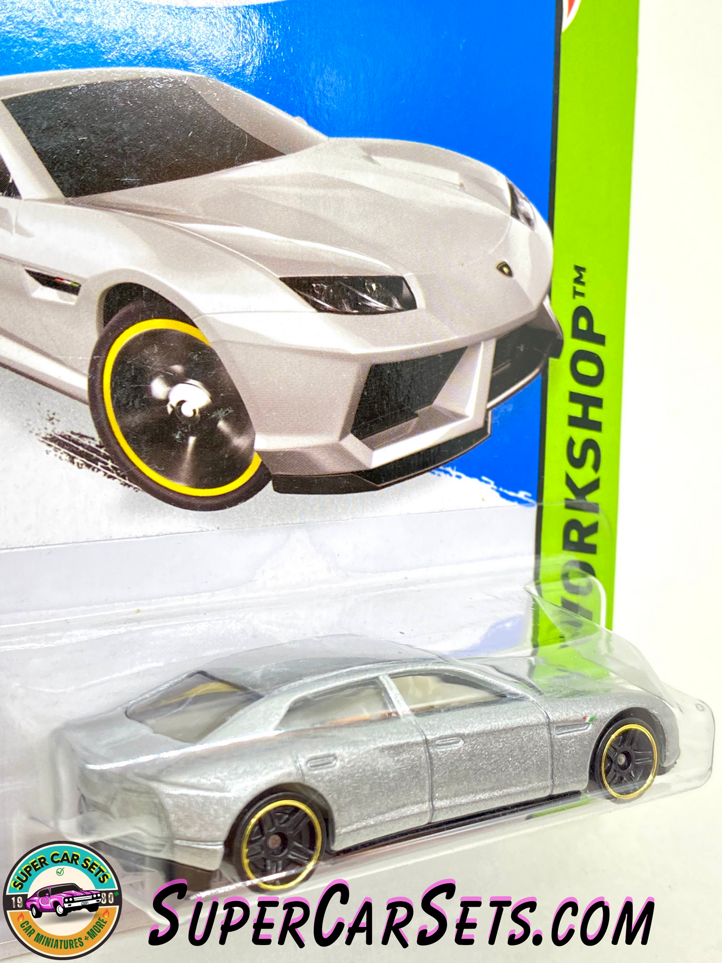 Hot Wheels HW Workshop - 2015 (197/250) - Lamborghini Estoque (card slightly damaged)