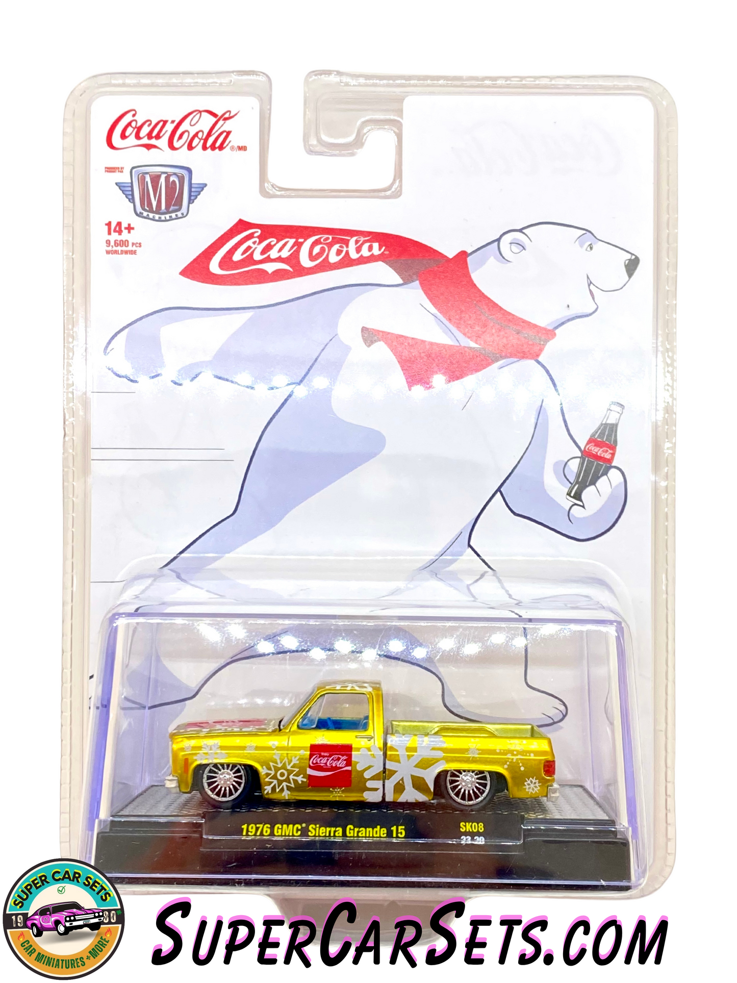 Coca-Cola Christmas 2023 - 1976 GMC Sierra Grande 15 by M2 Machines