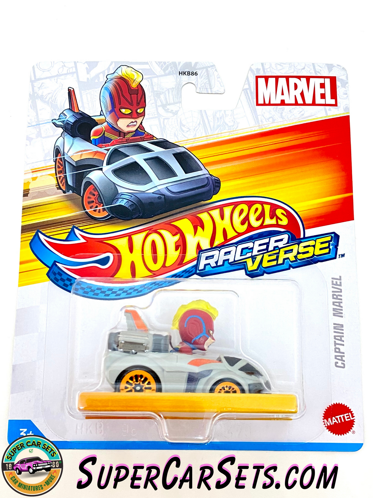 Hot Wheels Racer Verse Captain Marvel