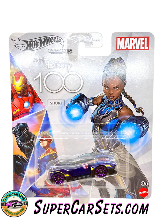 Marvel Shuri - Hot Wheels Character Cars Disney 100 Years