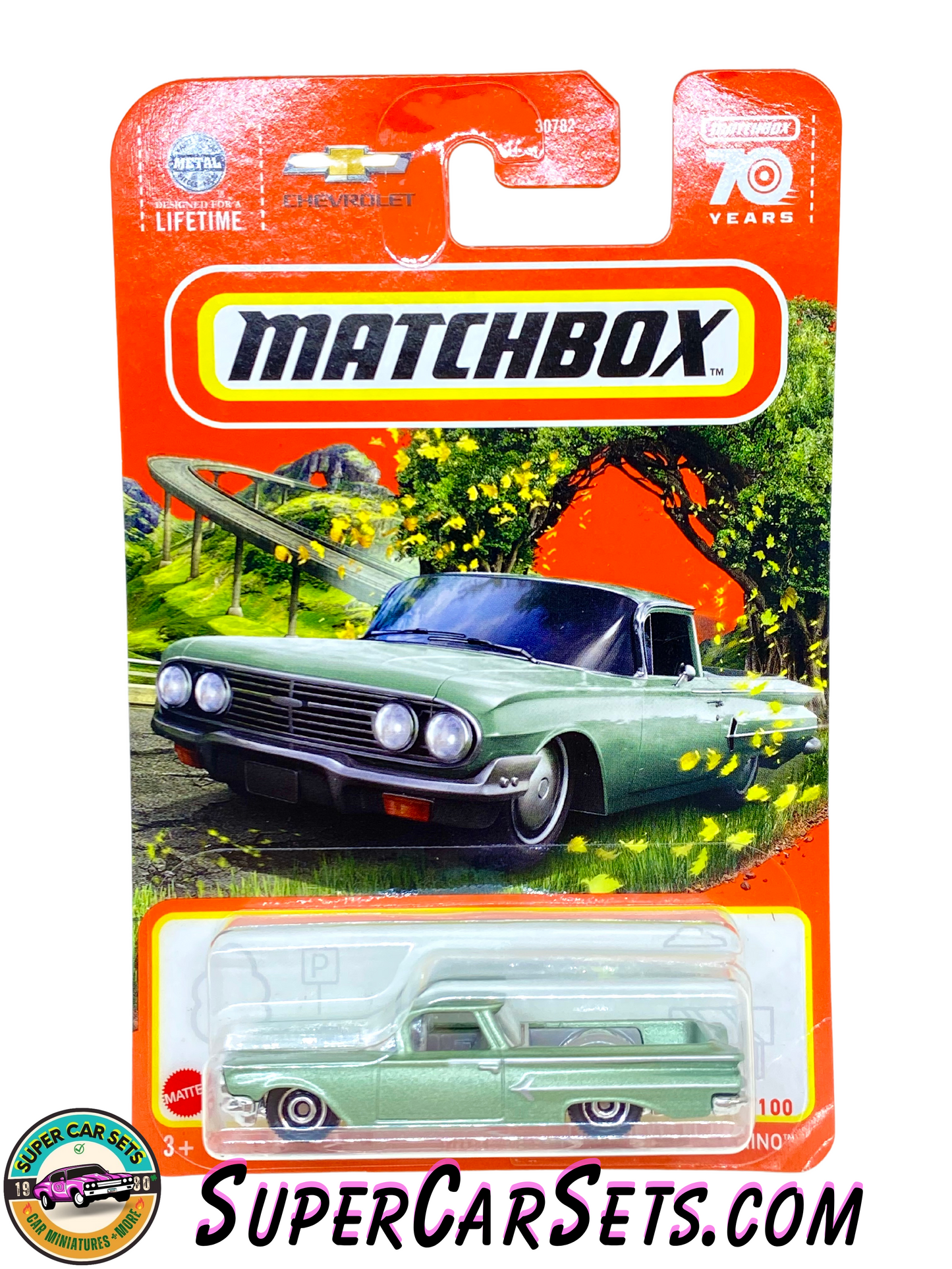 Matchbox - 1960 Chevy El Camino (29/100) (metallic light green colour)