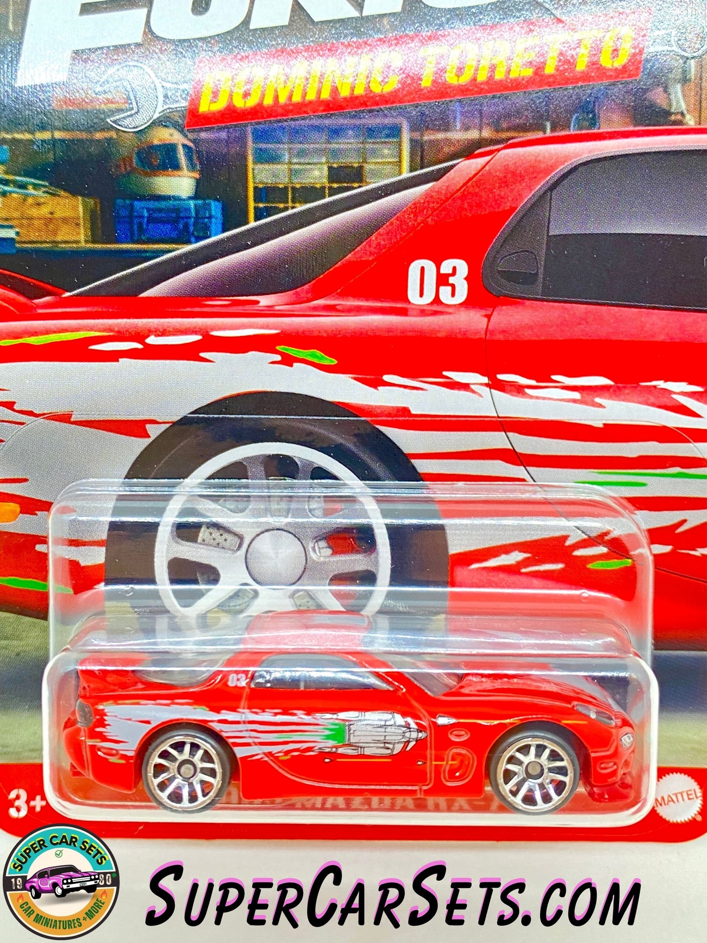 1995 Mazda RX-7 - Hot Wheels Fast and Furious 2024 (Dominic Toretto) (1/5)