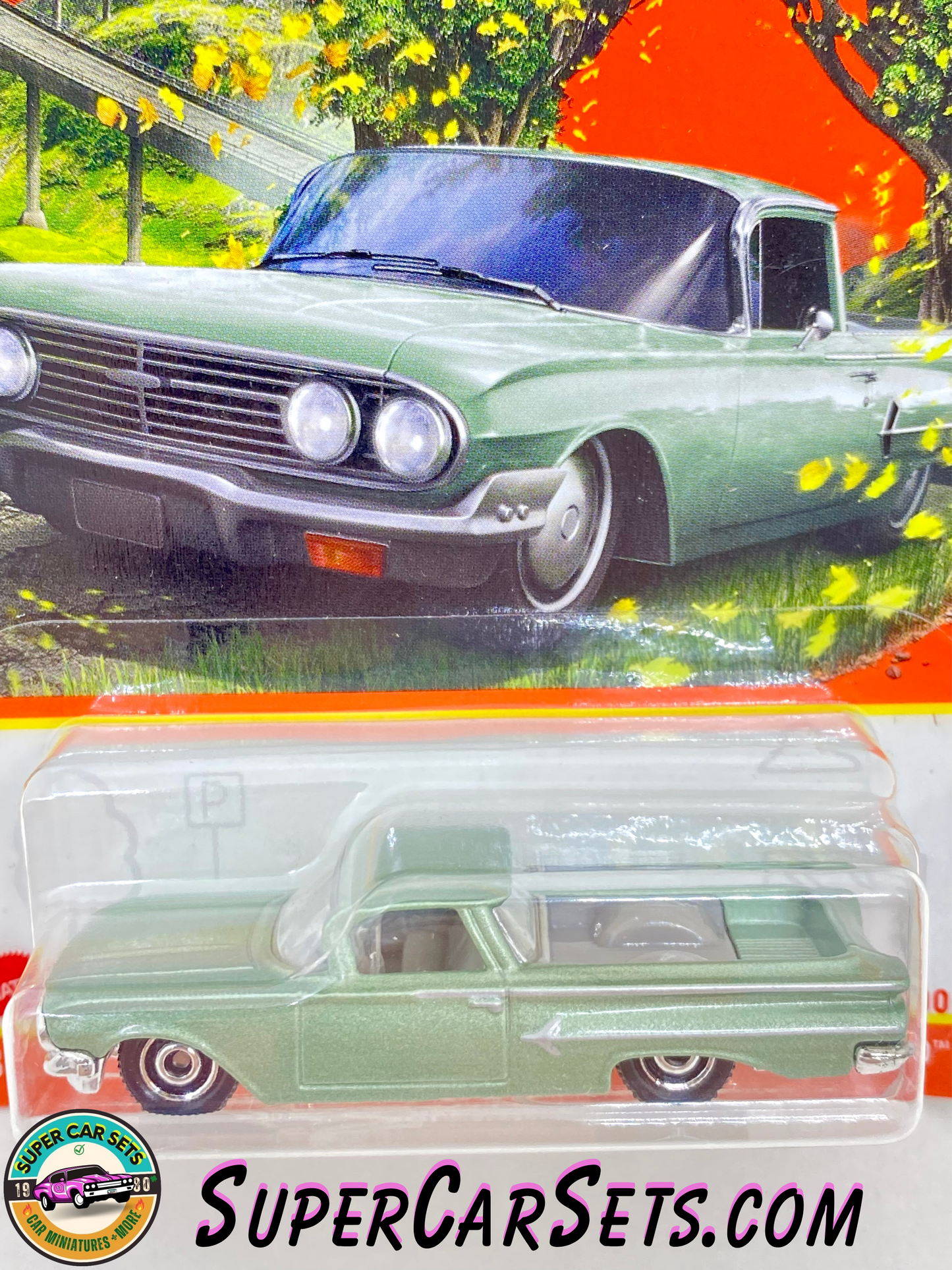 Matchbox - 1960 Chevy El Camino (29/100) (metallic light green colour)