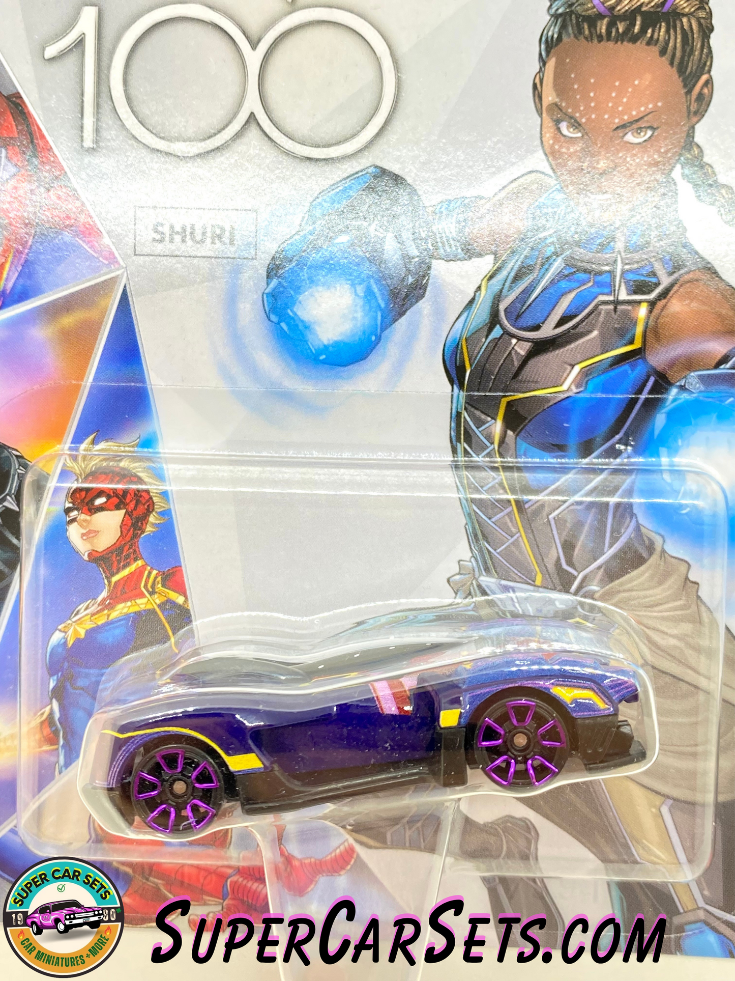 Marvel Shuri - Hot Wheels Character Cars Disney 100 Years