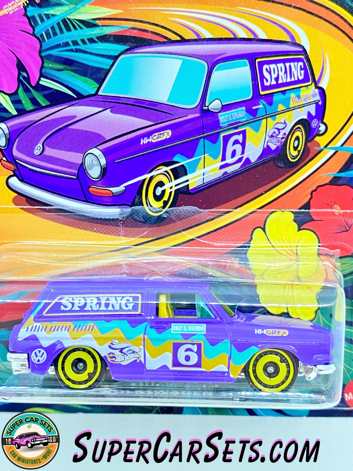 Custom ’69 Volkswagen Squareback - Hot Wheels Spring Series 2024 (5/5) (HVX24)