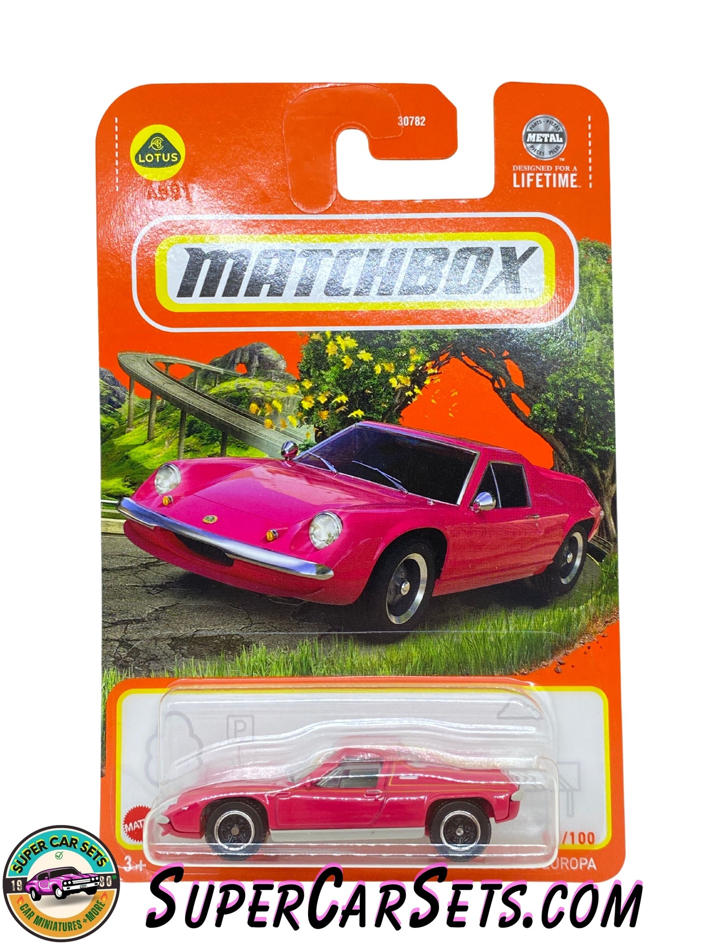 1972 Lotus Europa (93/100) (red colour) - Matchbox