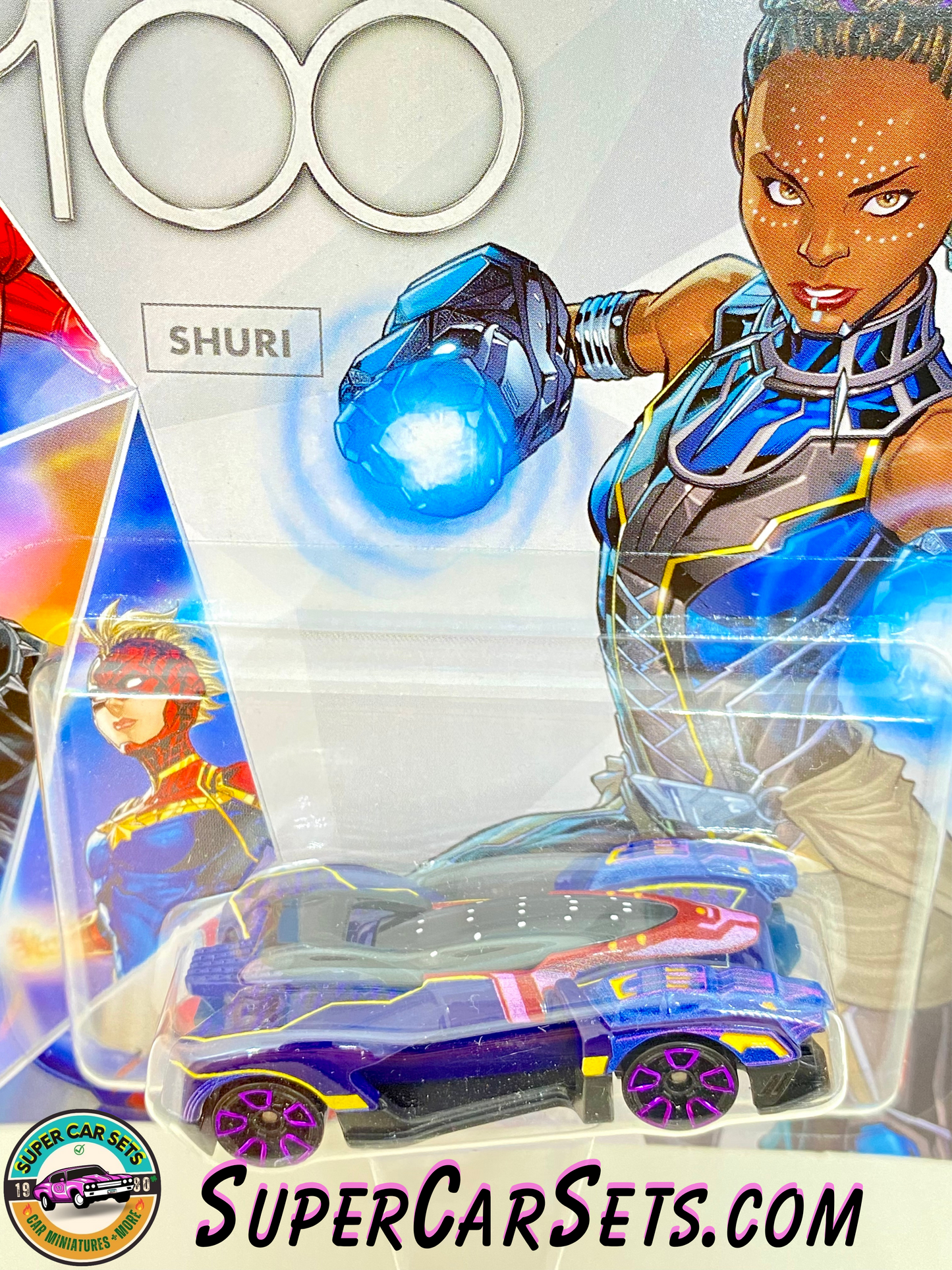 Marvel Shuri - Hot Wheels Character Cars Disney 100 Years