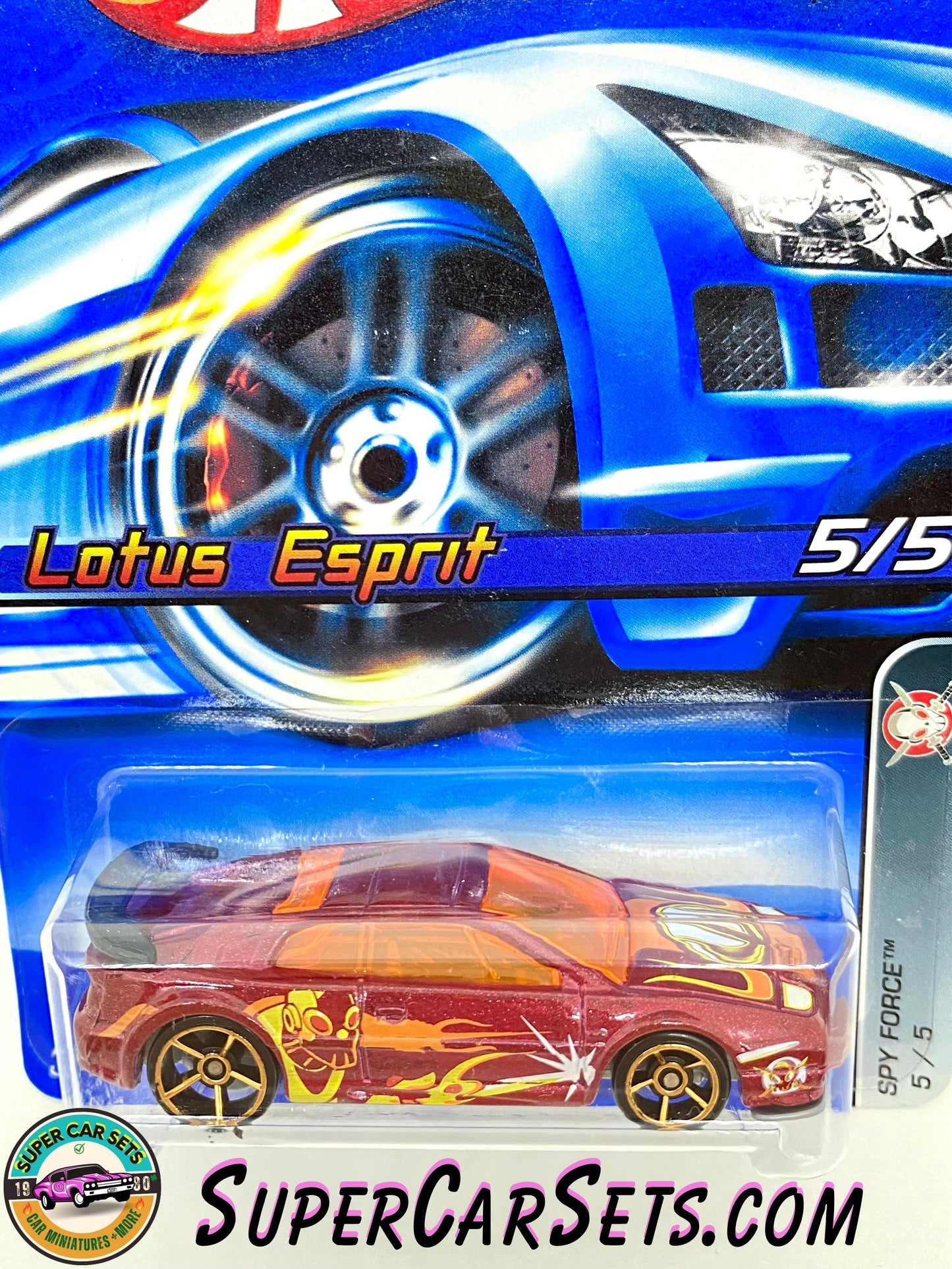 Hot Wheels (VINTAGE) (Year launched 2006) - Spy Force - Lotus Esprit (5/5) (#J3406)