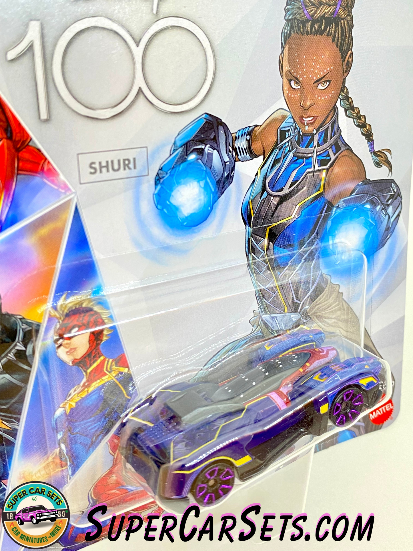 Marvel Shuri - Hot Wheels Character Cars Disney 100 Years