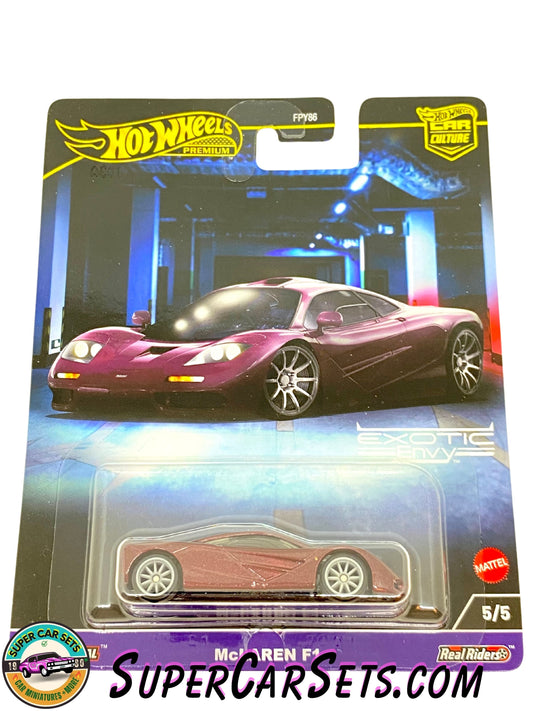 McLaren F1 - Hot Wheels Premium Exotic Envy 2024 5/5