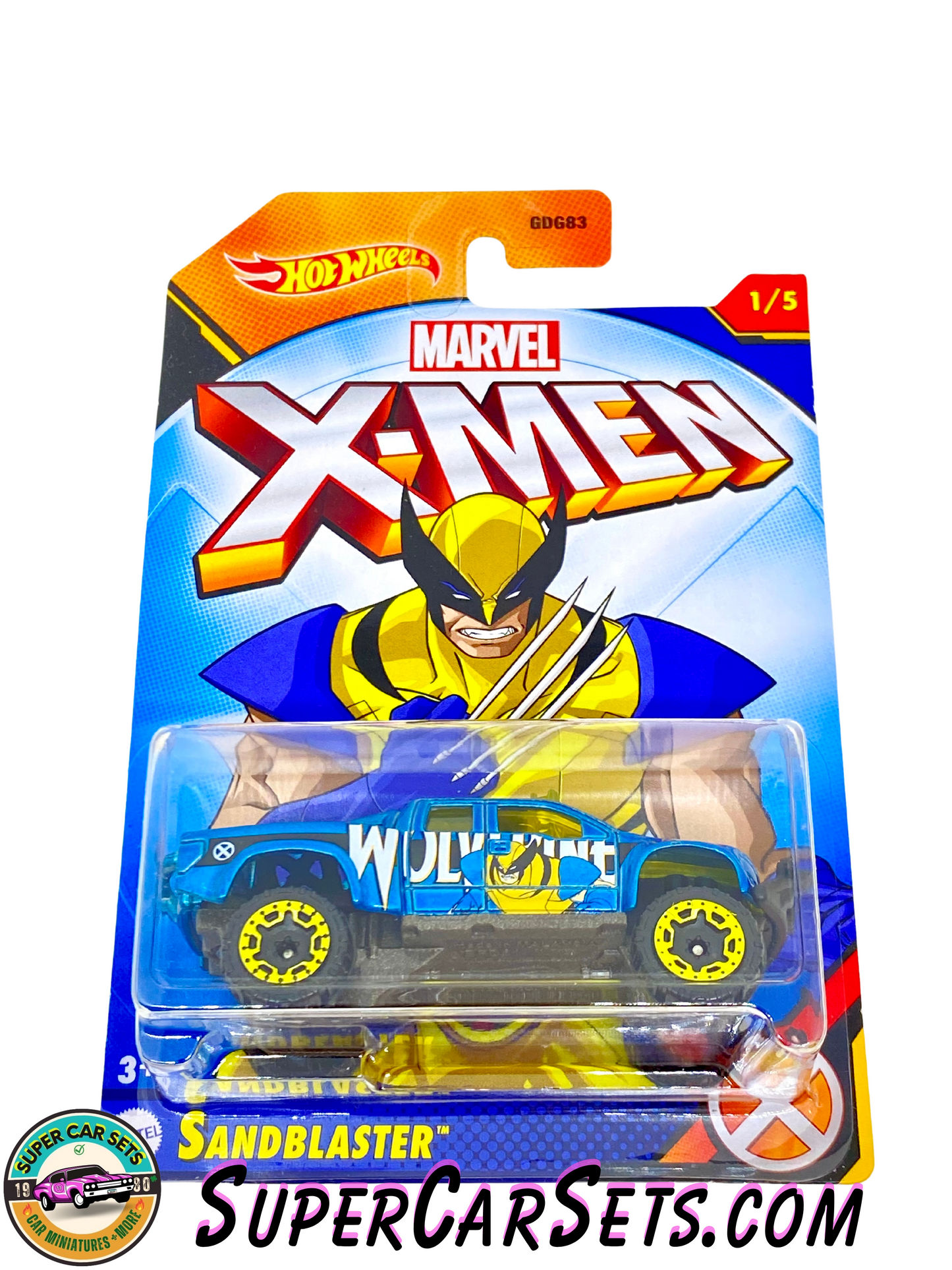 Wolverine - Sandblaster (HLK38) - Hot Wheels Marvel - X-Men (1/5)