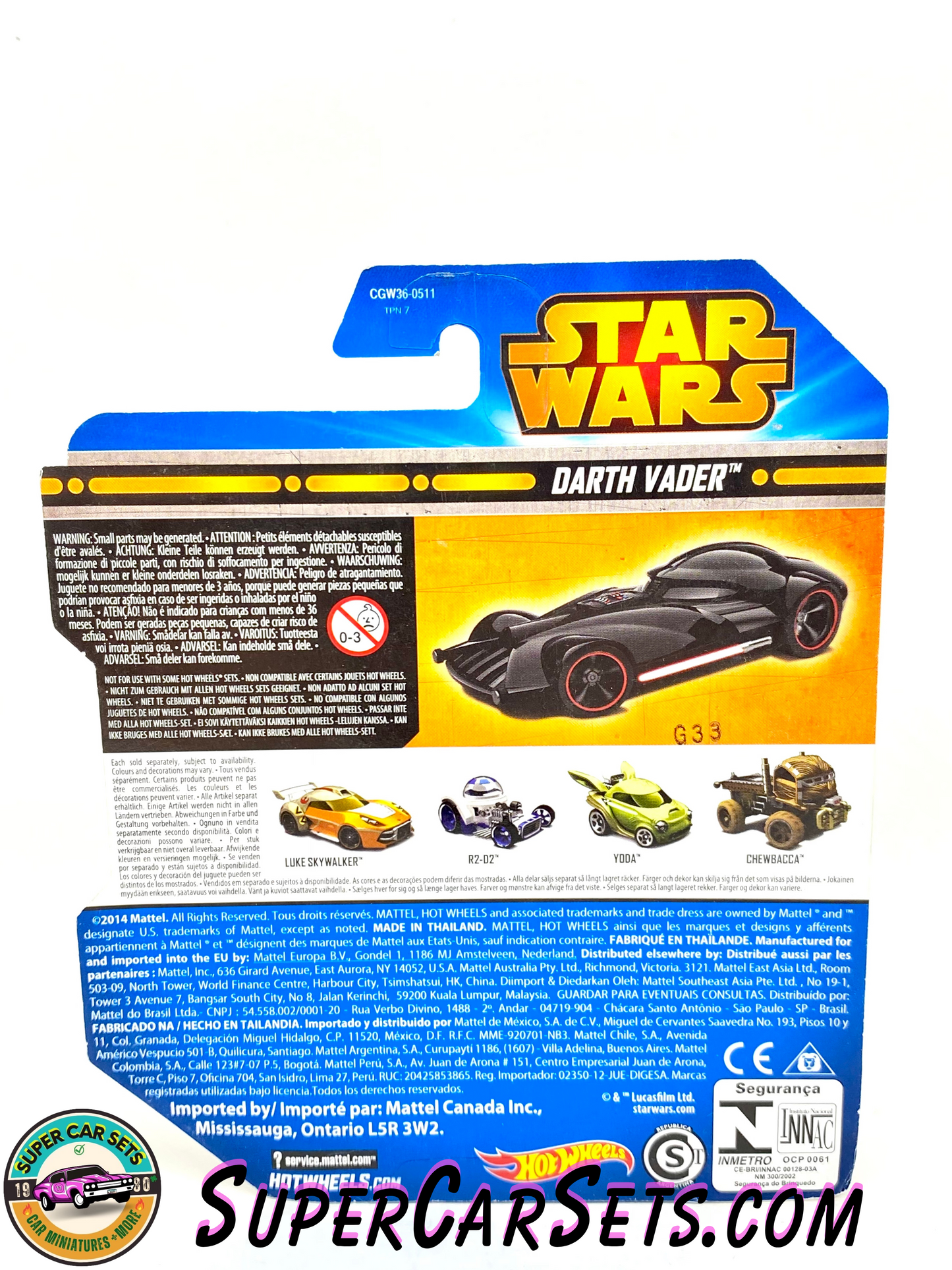 Star Wars (#1) Darth Vader - Hot Wheels