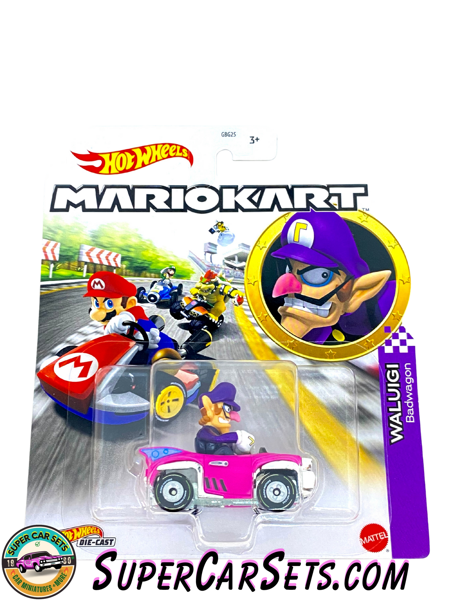 Waluigi - Badwagon - Mario Kart Hot Wheels