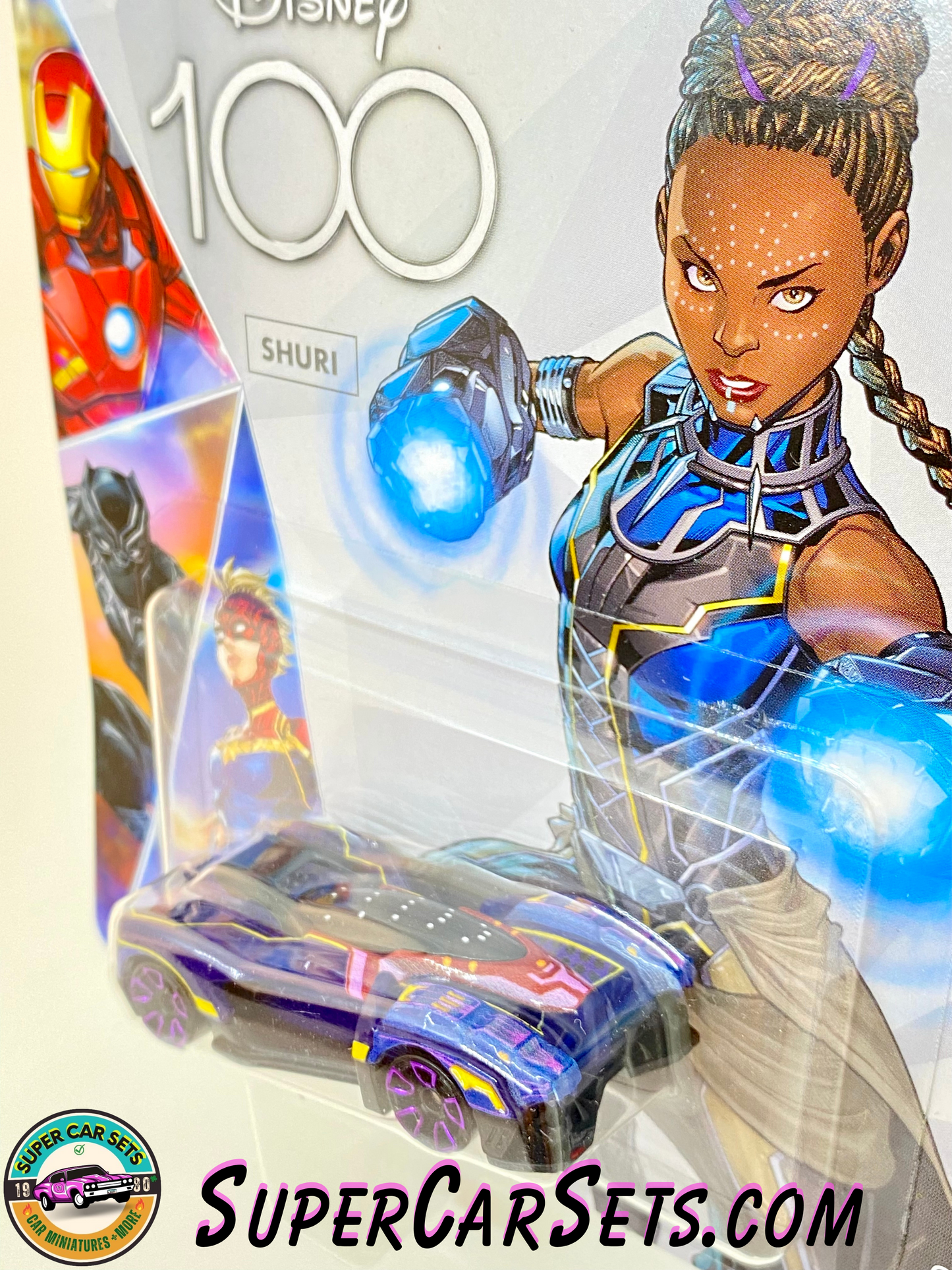 Marvel Shuri - Hot Wheels Character Cars Disney 100 Years