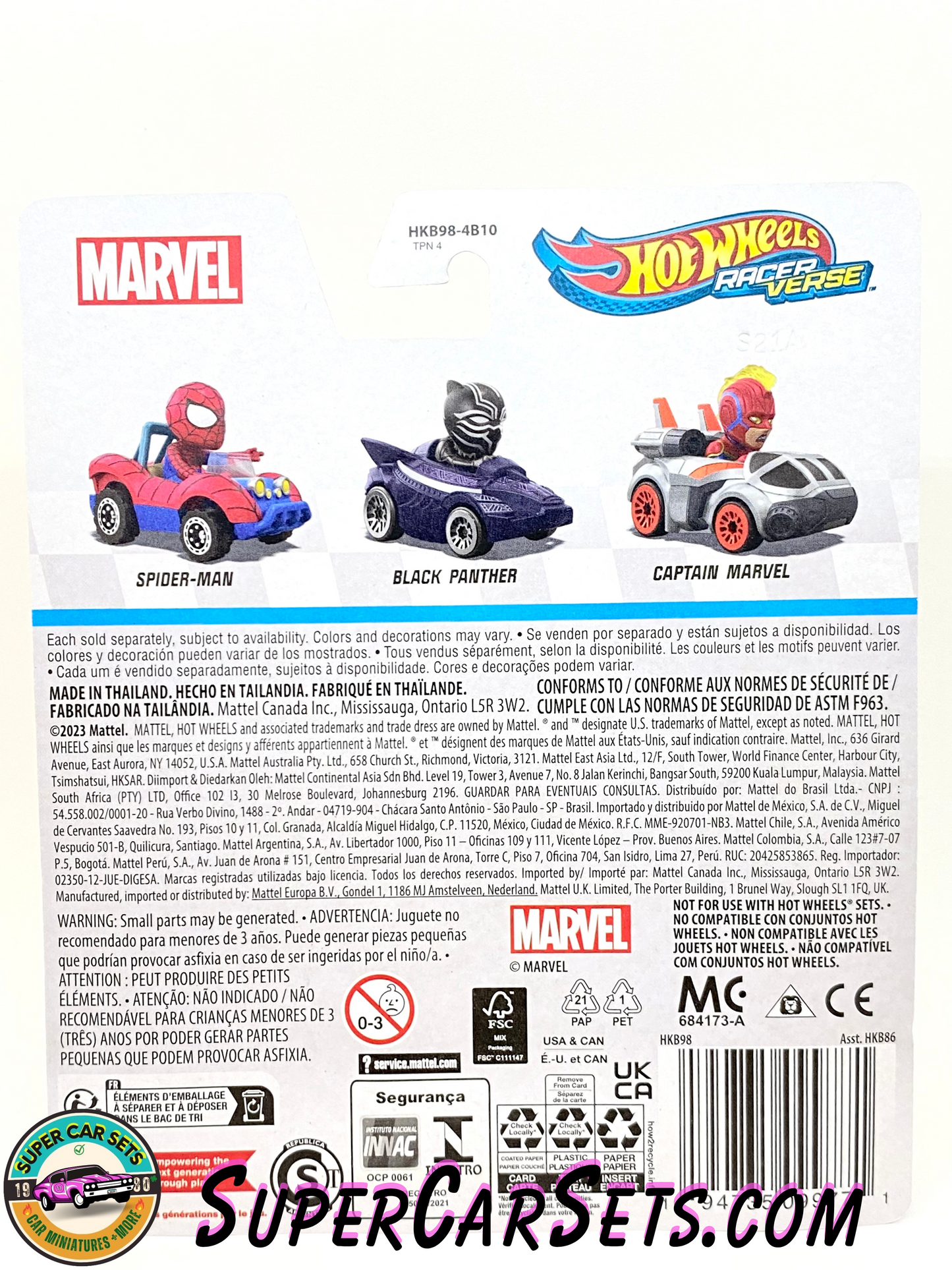 Hot Wheels Racer Verse Captain Marvel