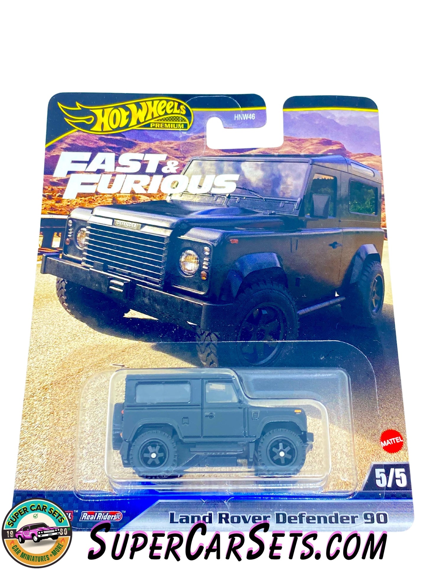 Land Rover Defender 90 (black colour) - Fast and Furious 2024 (5/5) Hot Wheels Premium