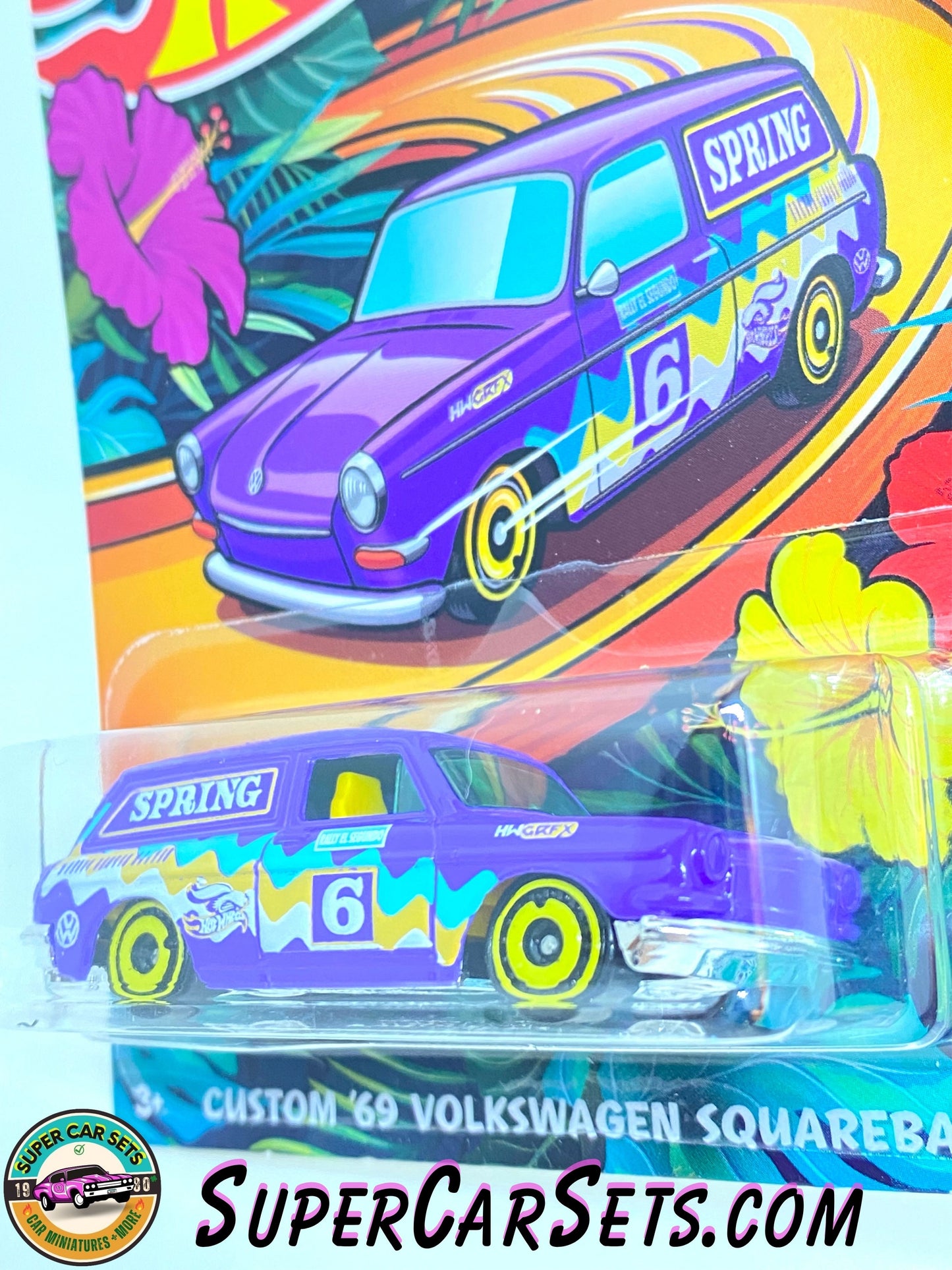 Custom ’69 Volkswagen Squareback - Hot Wheels Spring Series 2024 (5/5) (HVX24)