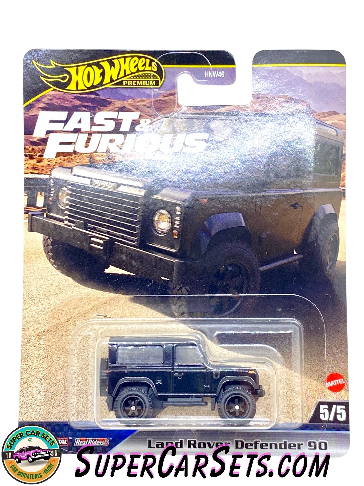 Land Rover Defender 90 (black colour) - Fast and Furious 2024 (5/5) Hot Wheels Premium