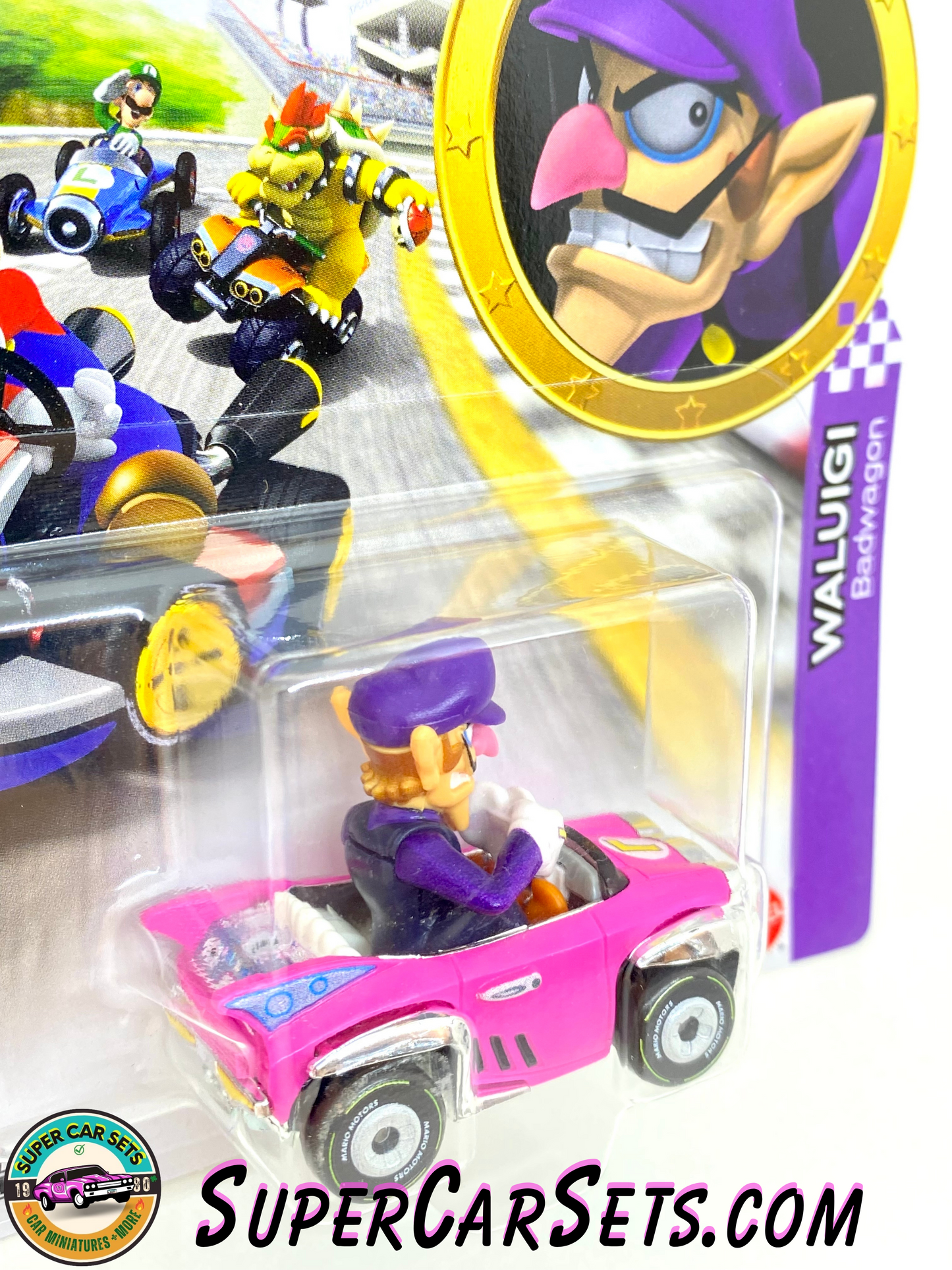 Waluigi - Badwagon - Mario Kart Hot Wheels