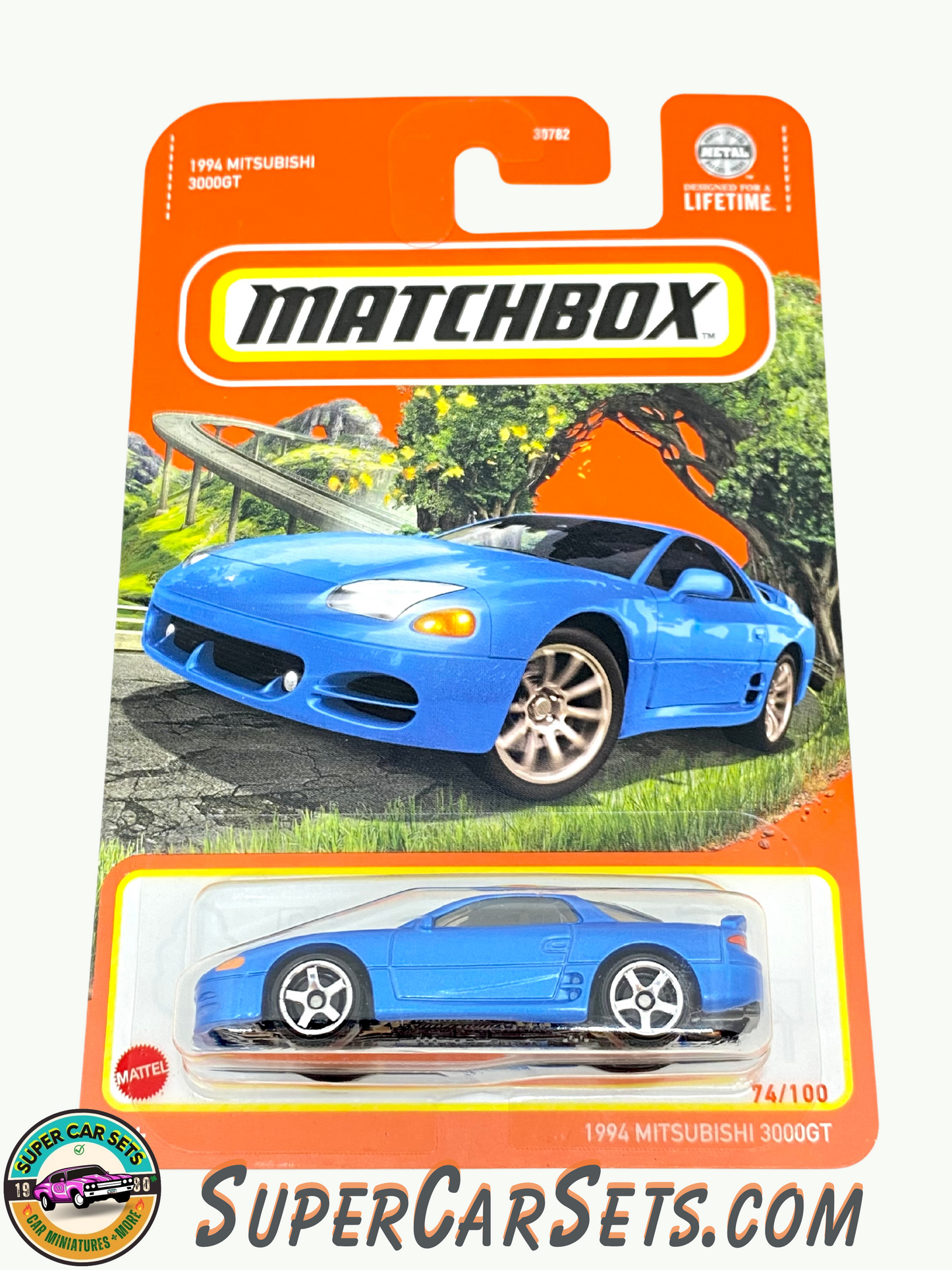 Matchbox - 1994 Mitsubishi 3000GT (blue colour) (74/100)