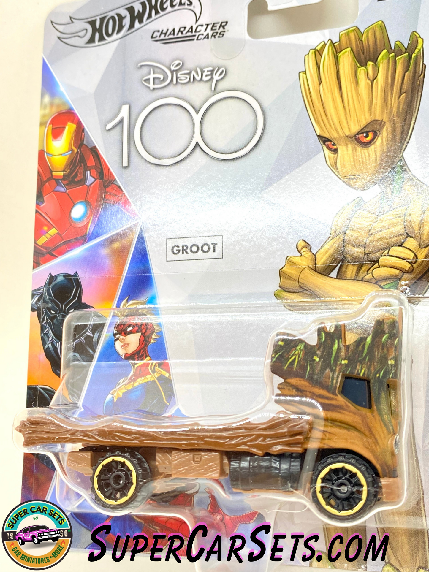 Marvel Groot - Hot Wheels Character Cars Disney 100 Years