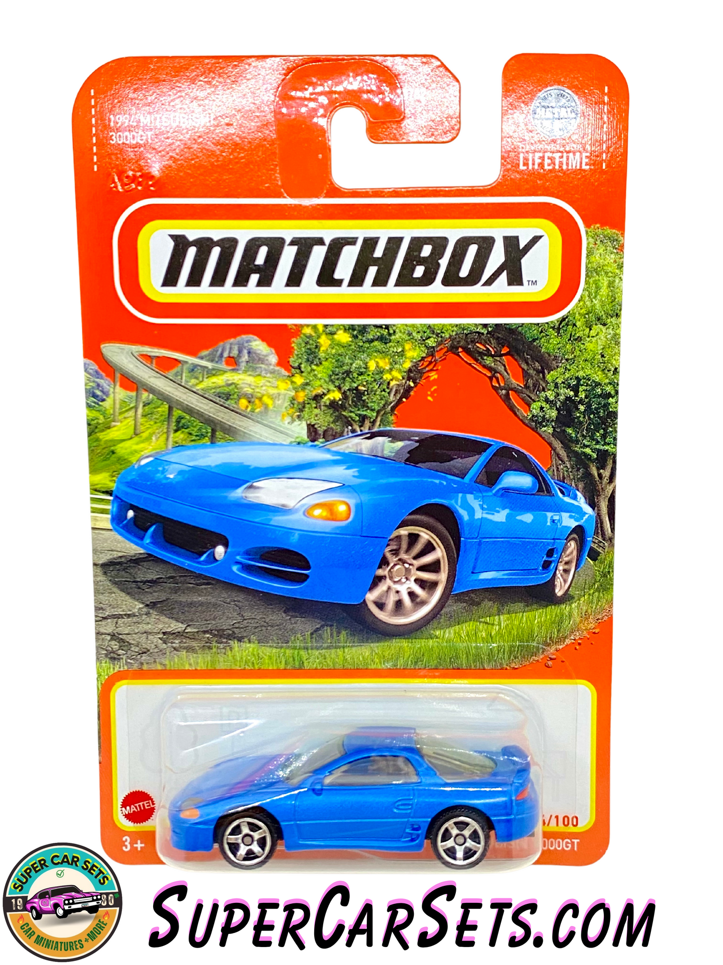 Matchbox - 1994 Mitsubishi 3000GT (blue colour) (74/100)