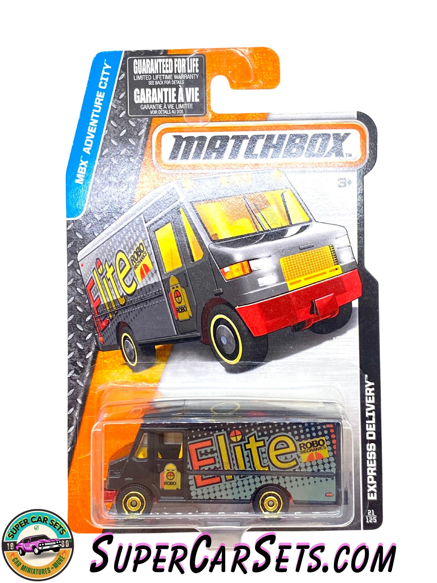 Express Delivery ("Elite”) (DJV66-2B10) (Year launched 2016) - Matchbox MBX Adventure City 2016 (21/125)