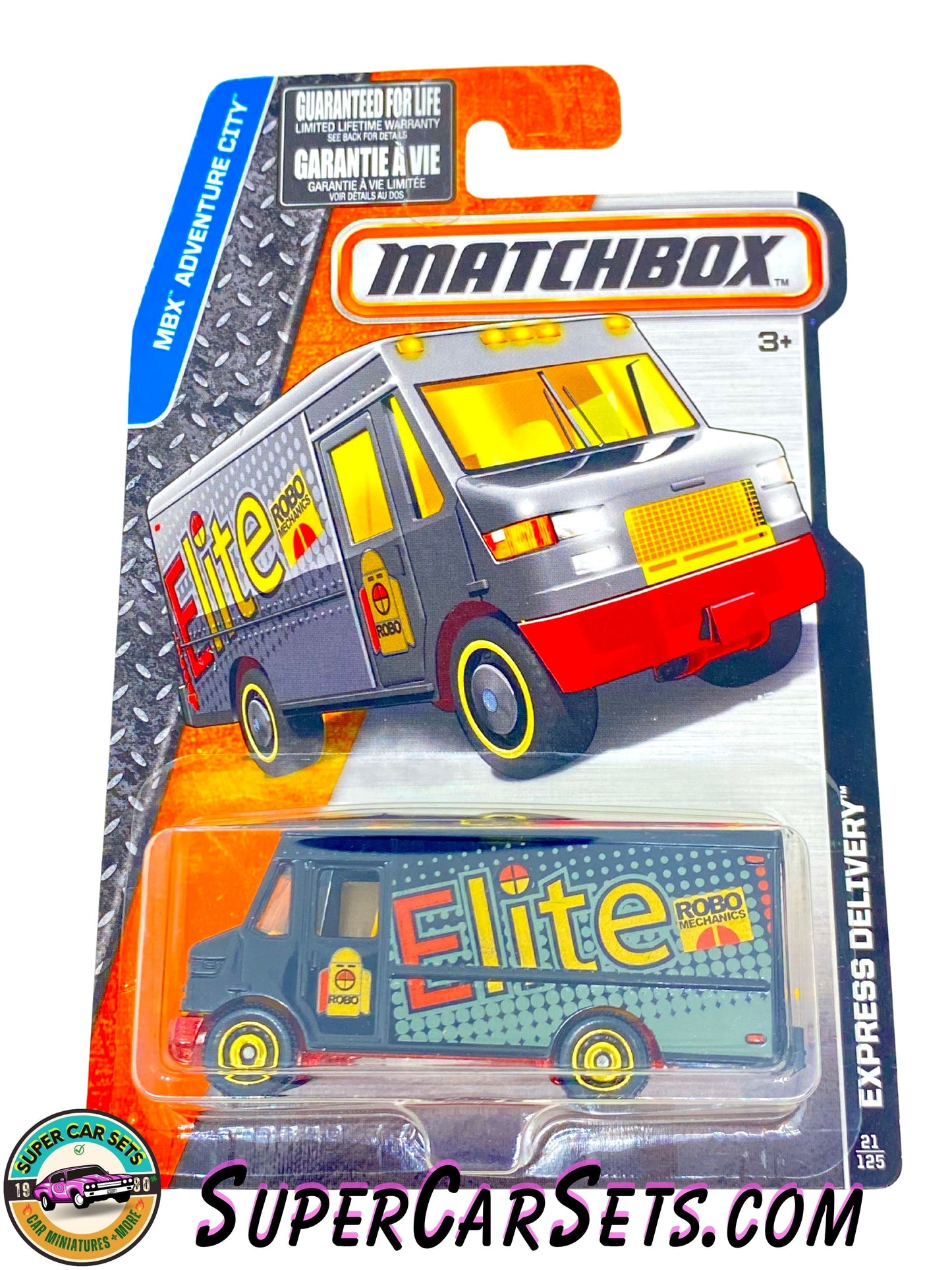 Express Delivery ("Elite”) (DJV66-2B10) (Year launched 2016) - Matchbox MBX Adventure City 2016 (21/125)