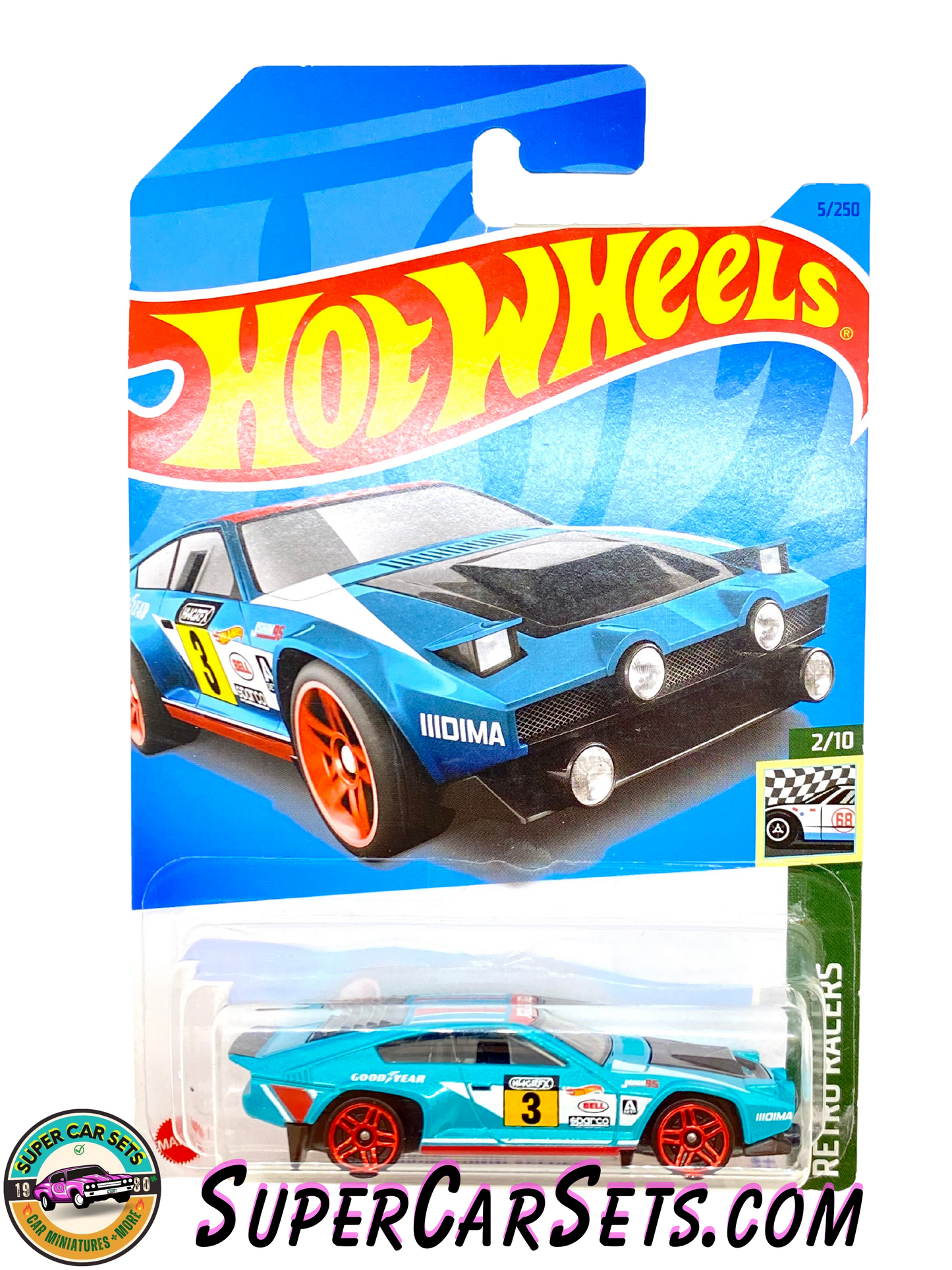 Dimachinni Veloce (light blue) - Hot Wheels - Retro Racers - 2023 (2/10) (5/250)