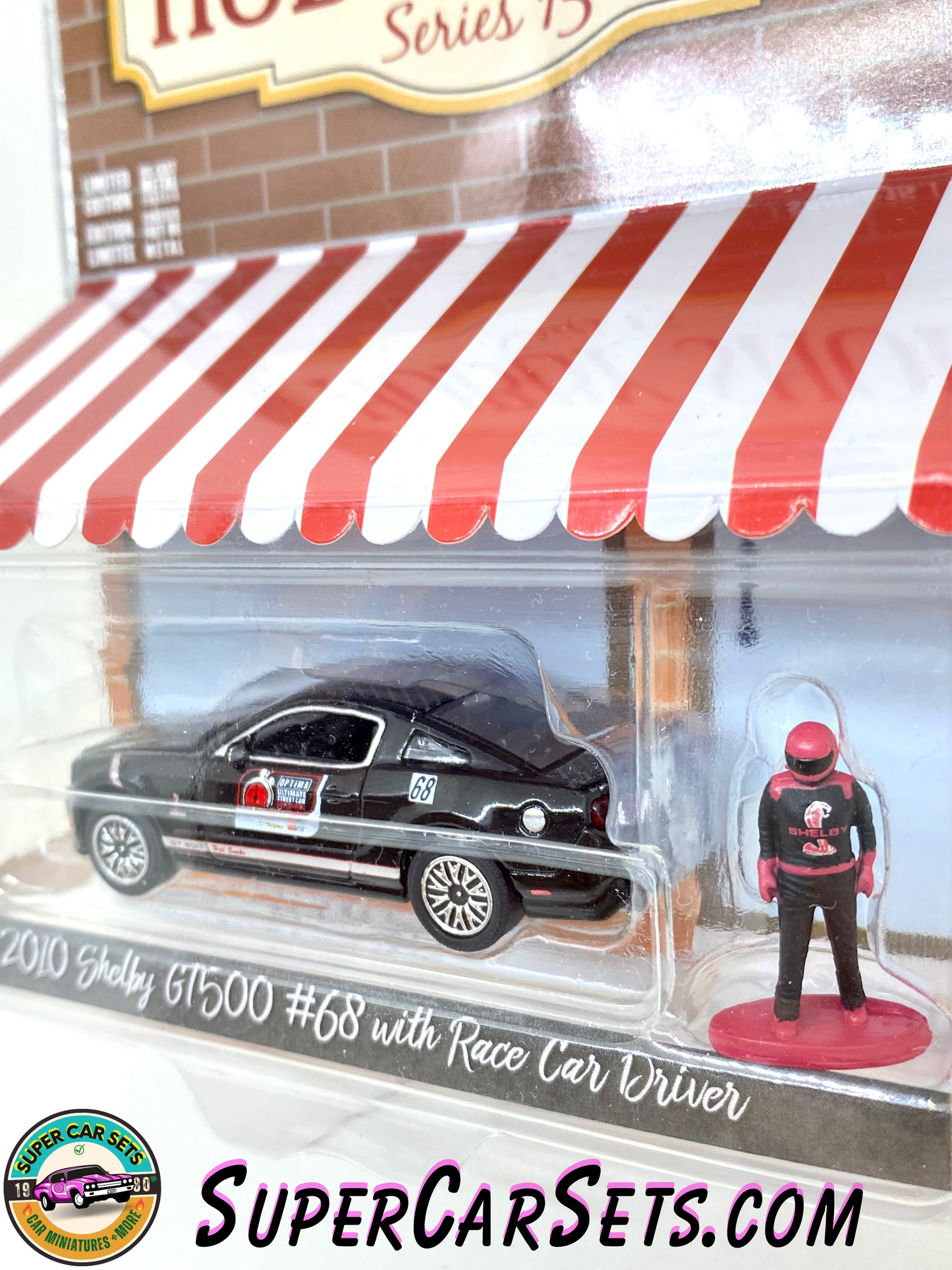 2010 Shelby GT500 #68 with Race Car Driver - The Hobby Shop Series 15 made by Greenlight Collectibles