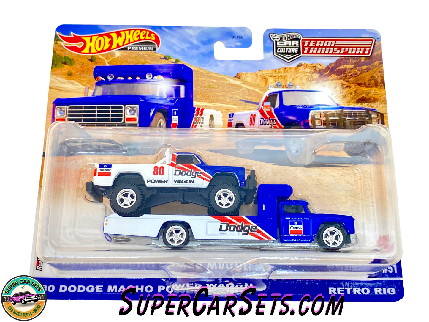 80 Dodge Macho Power Wagon - Hot Wheels Team Transport (#51)