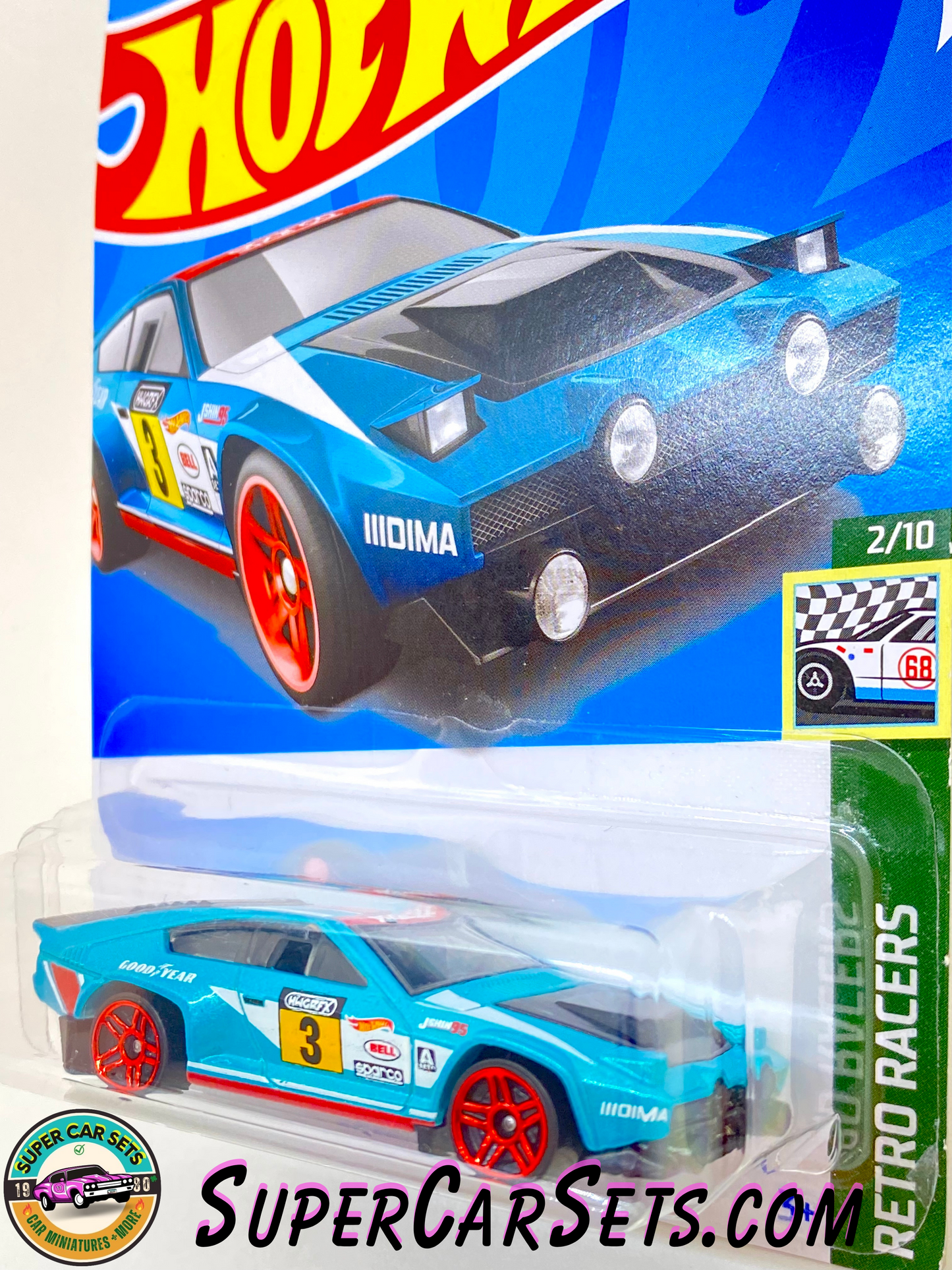 Dimachinni Veloce (light blue) - Hot Wheels - Retro Racers - 2023 (2/10) (5/250)