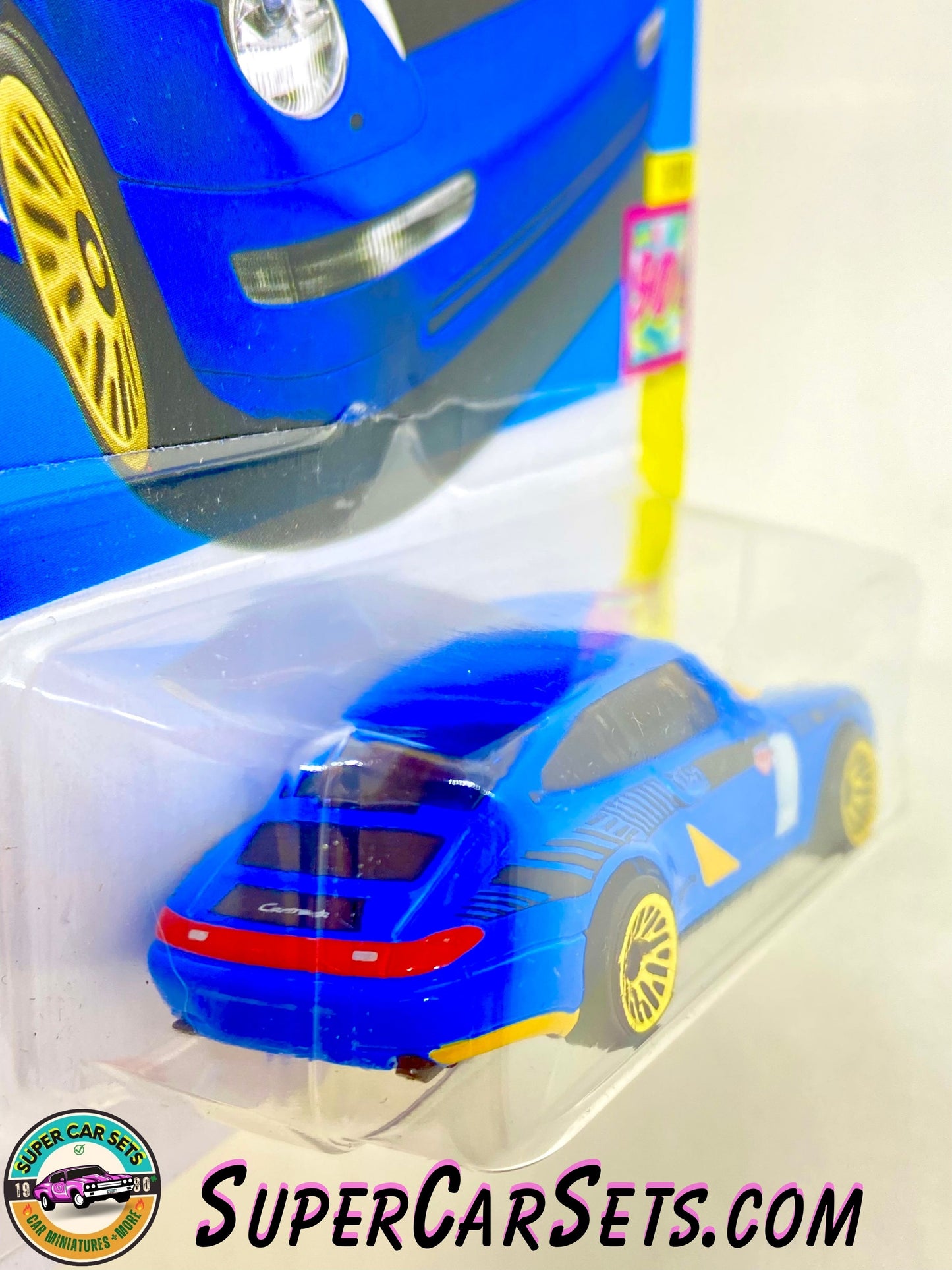 96 Porsche Carrera (blue colour) (card bent) - Hot Wheels HW: The ‘90s - 2024 (1/10) (174/250)