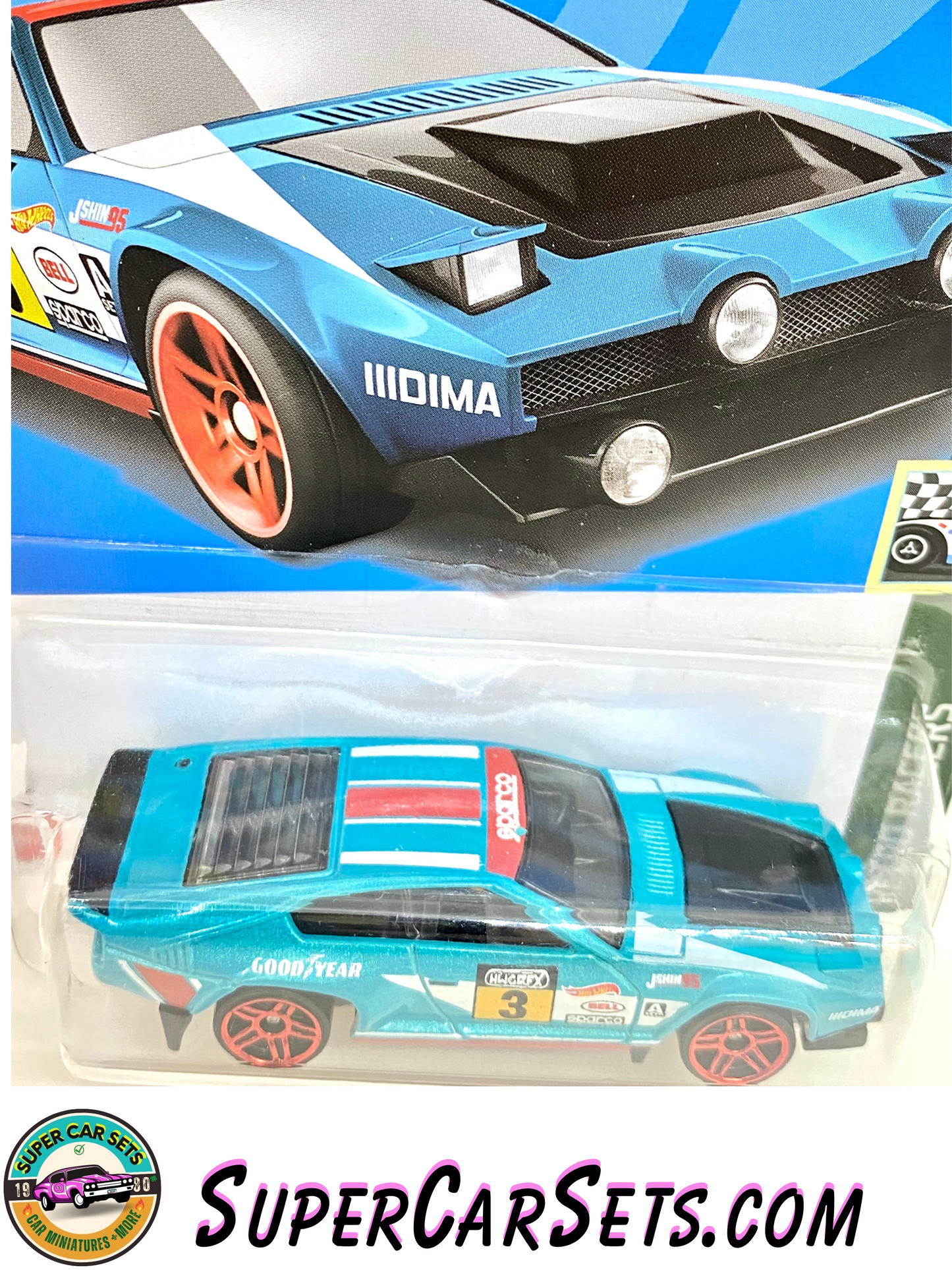 Dimachinni Veloce (light blue) - Hot Wheels - Retro Racers - 2023 (2/10) (5/250)