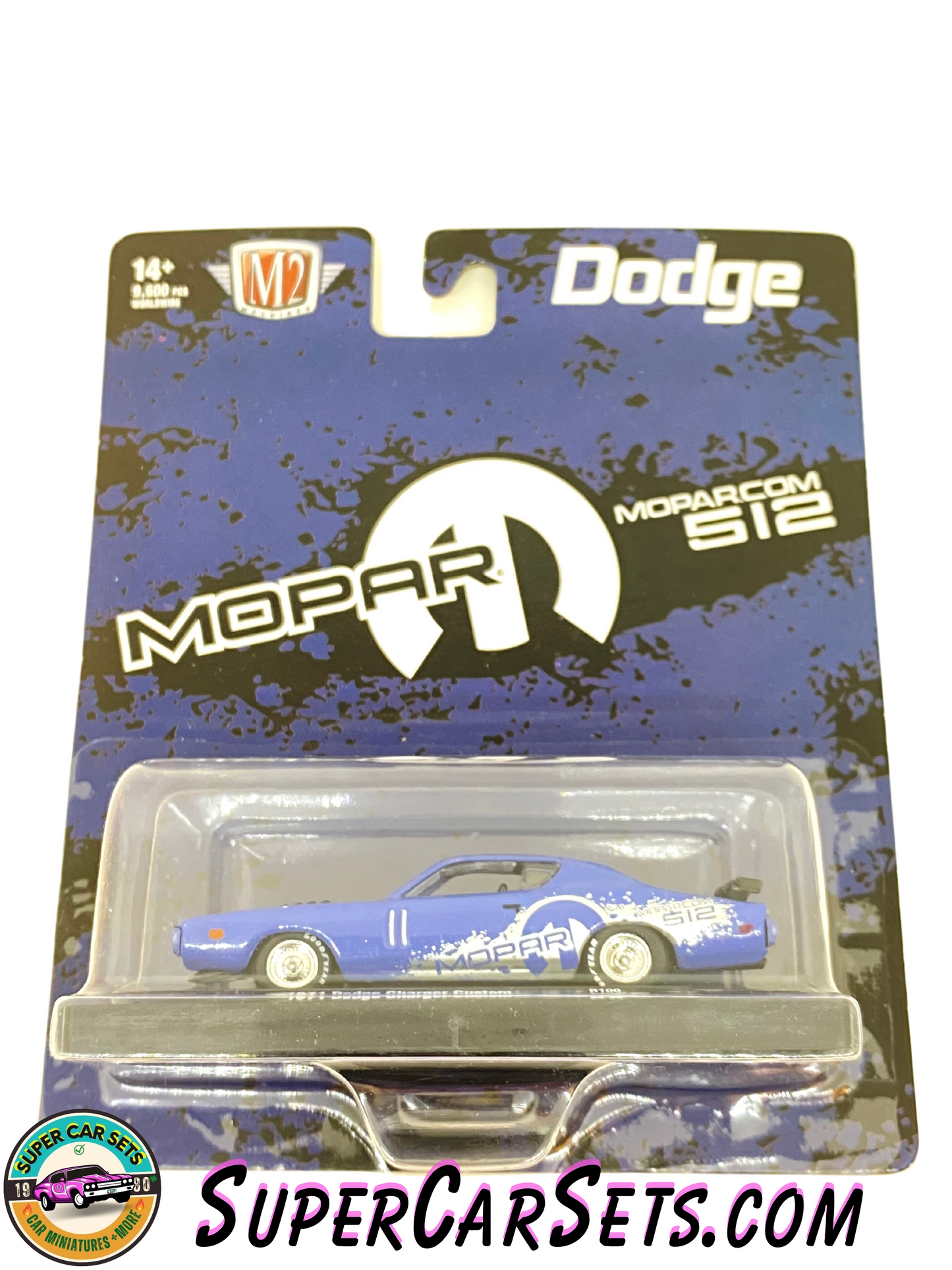 1971 Dodge Charger Custom (blue colour) - Dodge Mopar by M2 Machines