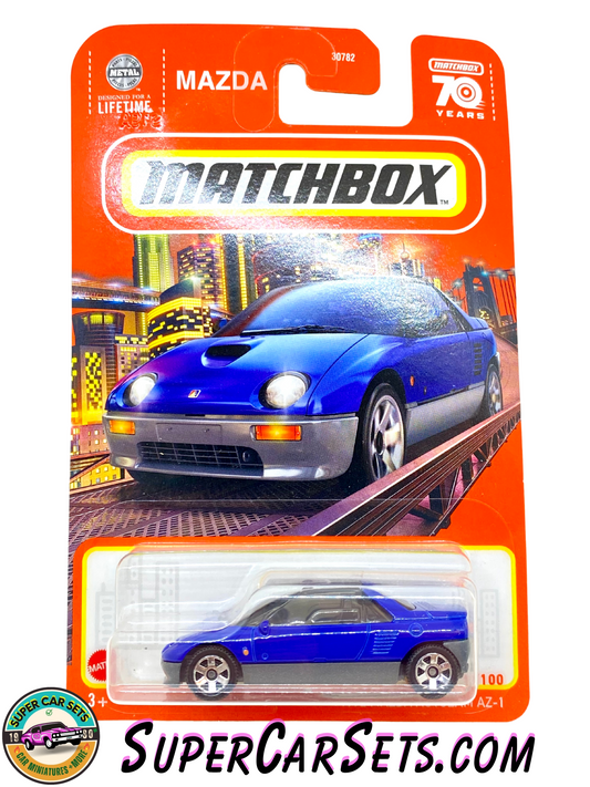 1992 Mazda Autozam AZ-1 (blue colour) (3/100) - Matchbox