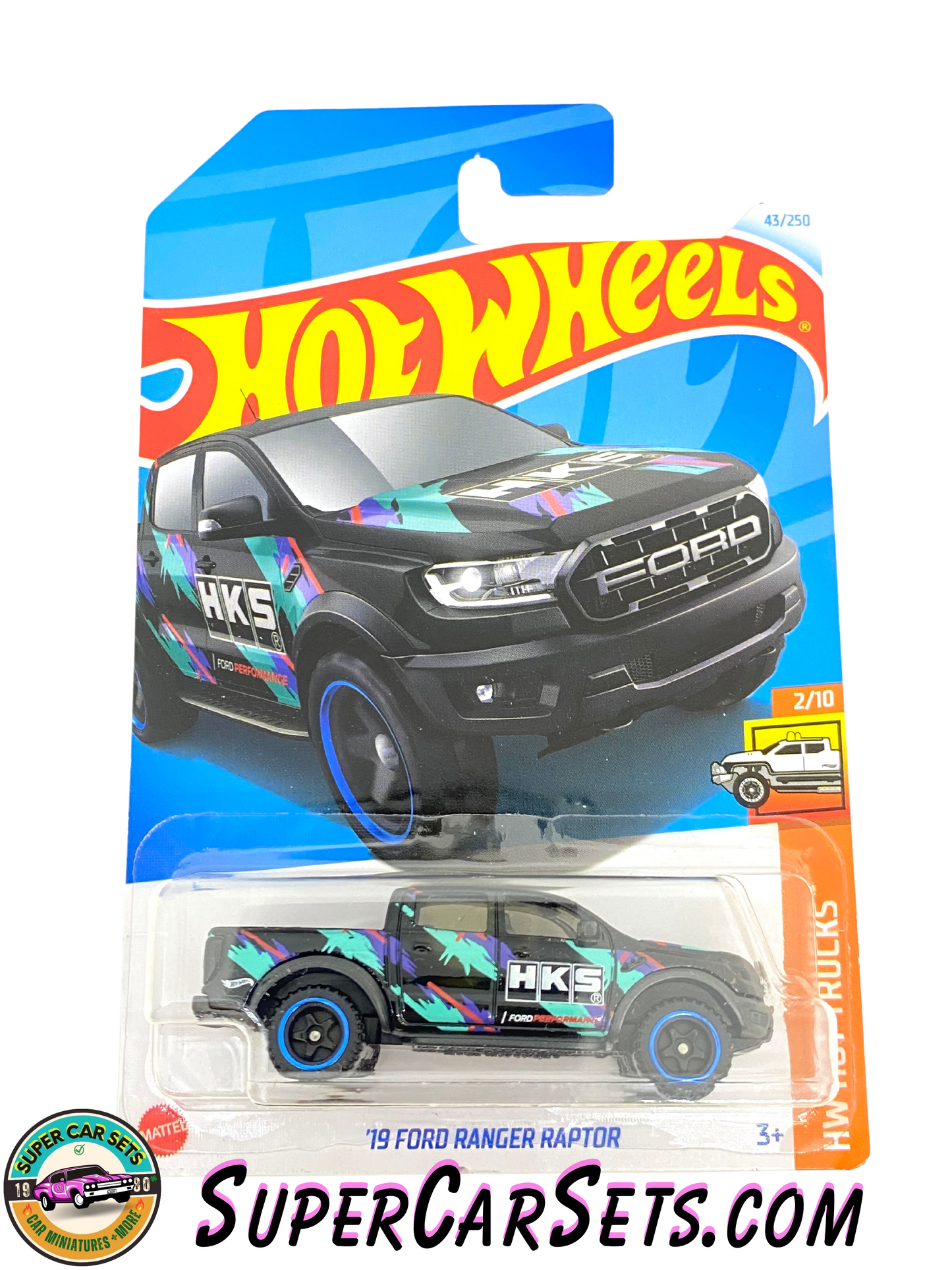 19 Ford Ranger Raptor (HKS) - Hot Wheels HW Hot Trucks - 2024 (2/10) (43/250)