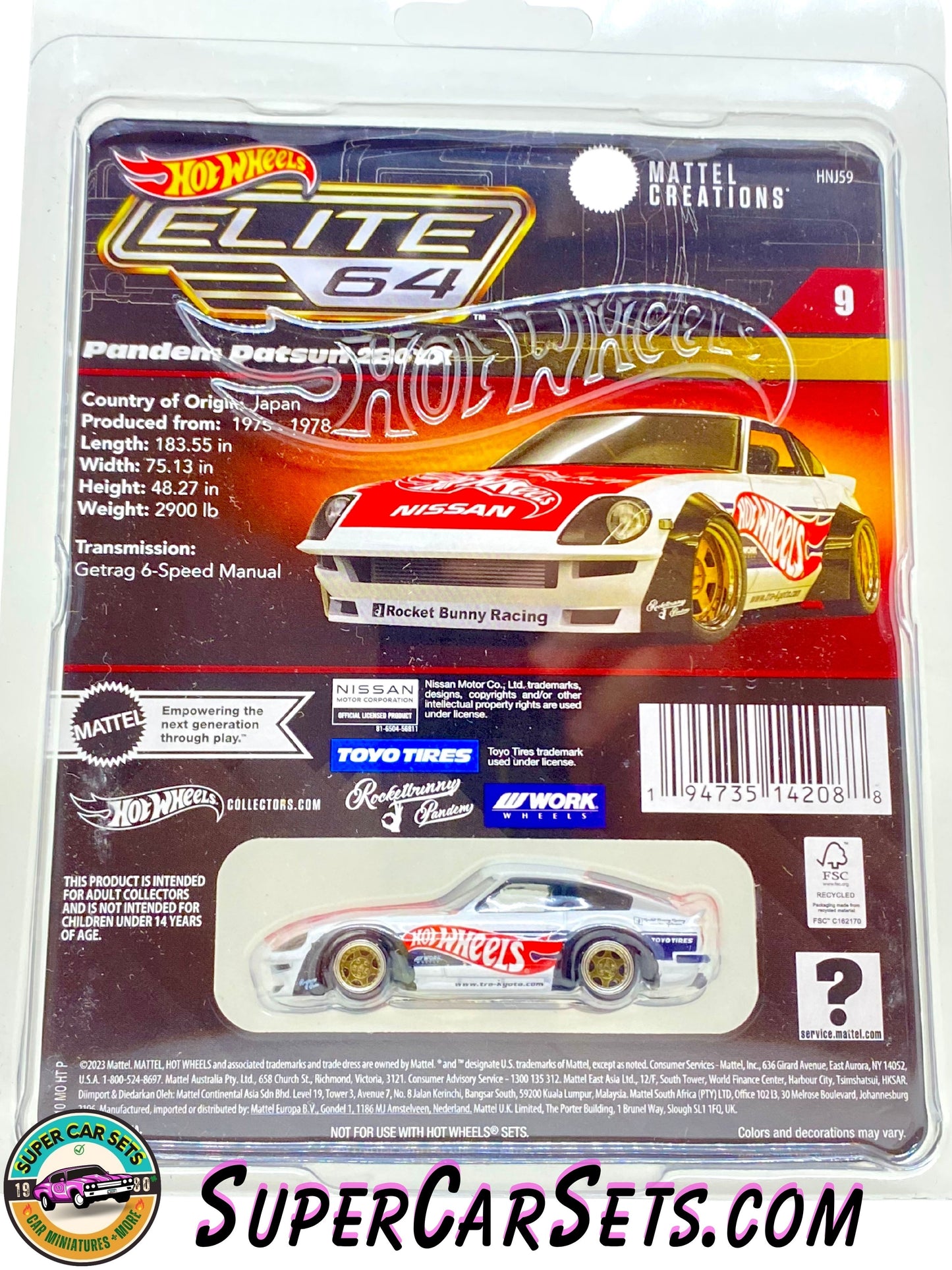 Pandem Datsun 280ZX - Hot Wheels Elite 64 Series