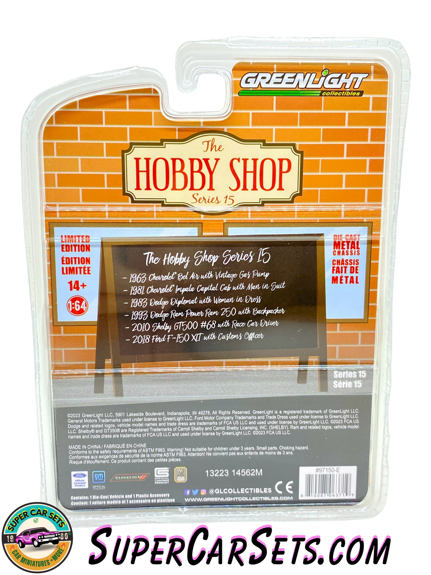 2010 Shelby GT500 #68 with Race Car Driver - The Hobby Shop Series 15 made by Greenlight Collectibles