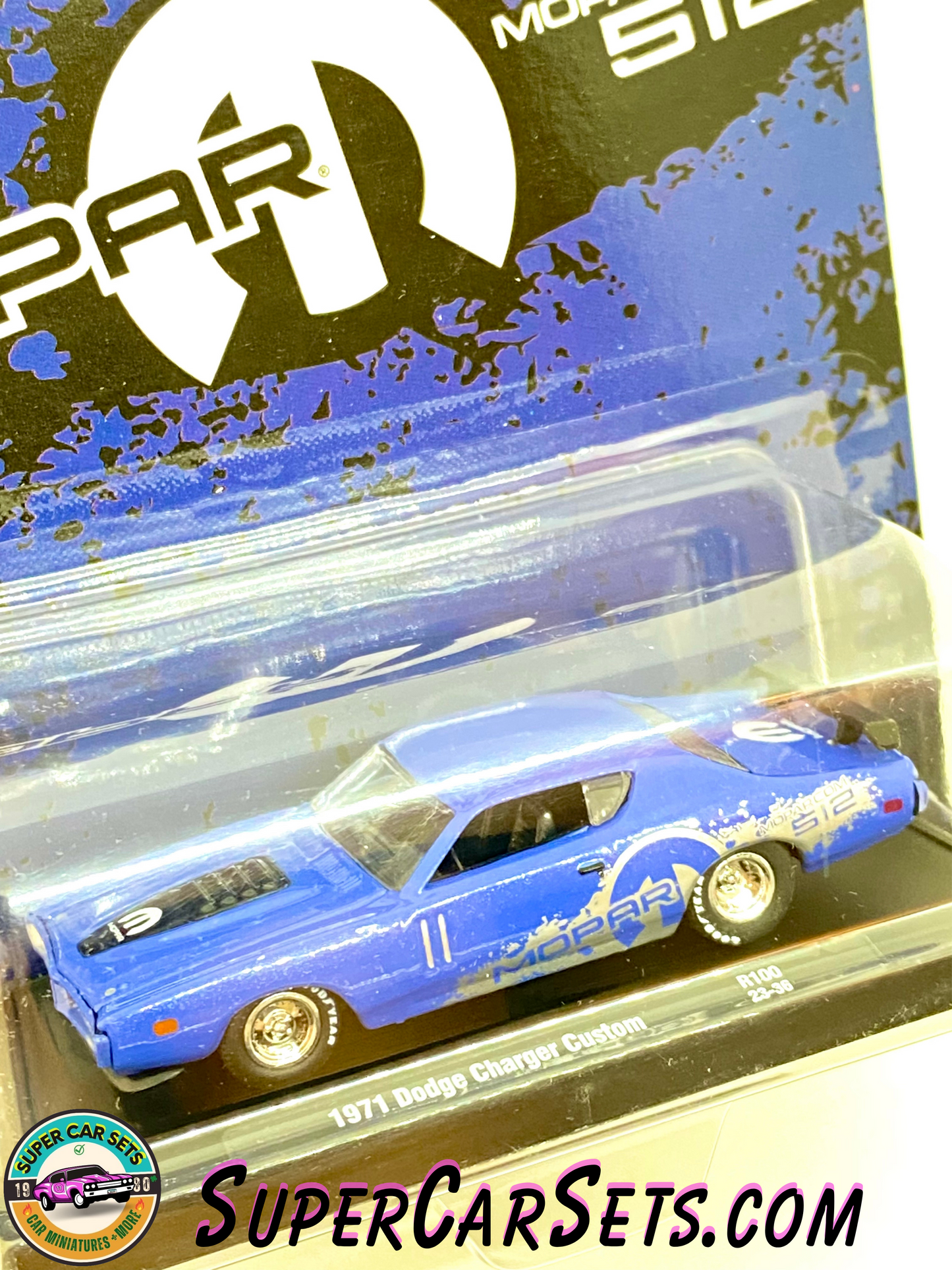 1971 Dodge Charger Custom (blue colour) - Dodge Mopar by M2 Machines