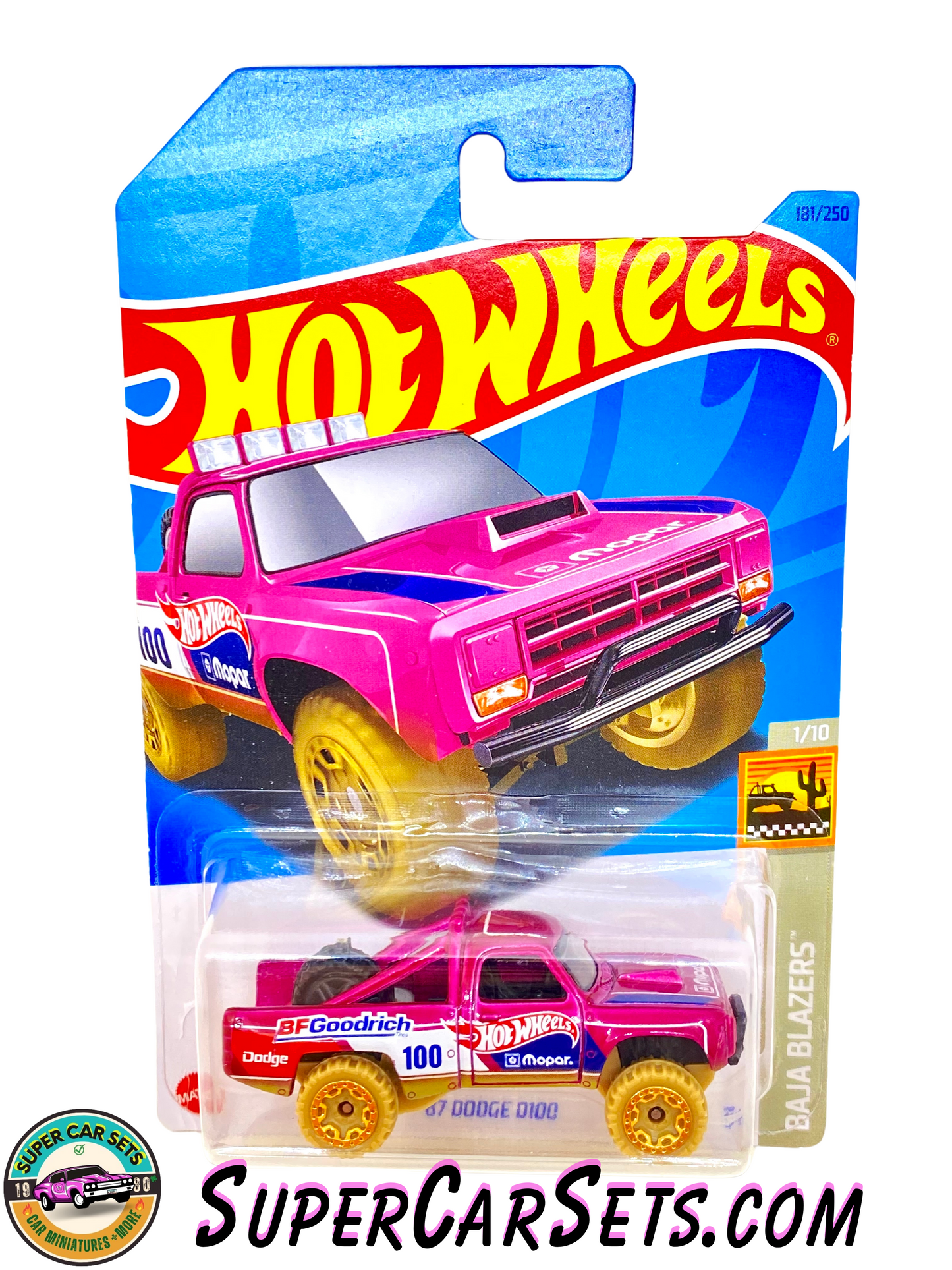 87 Dodge D100 - Hot Wheels Baja Blazers - 2023 (1/10) (181/250)