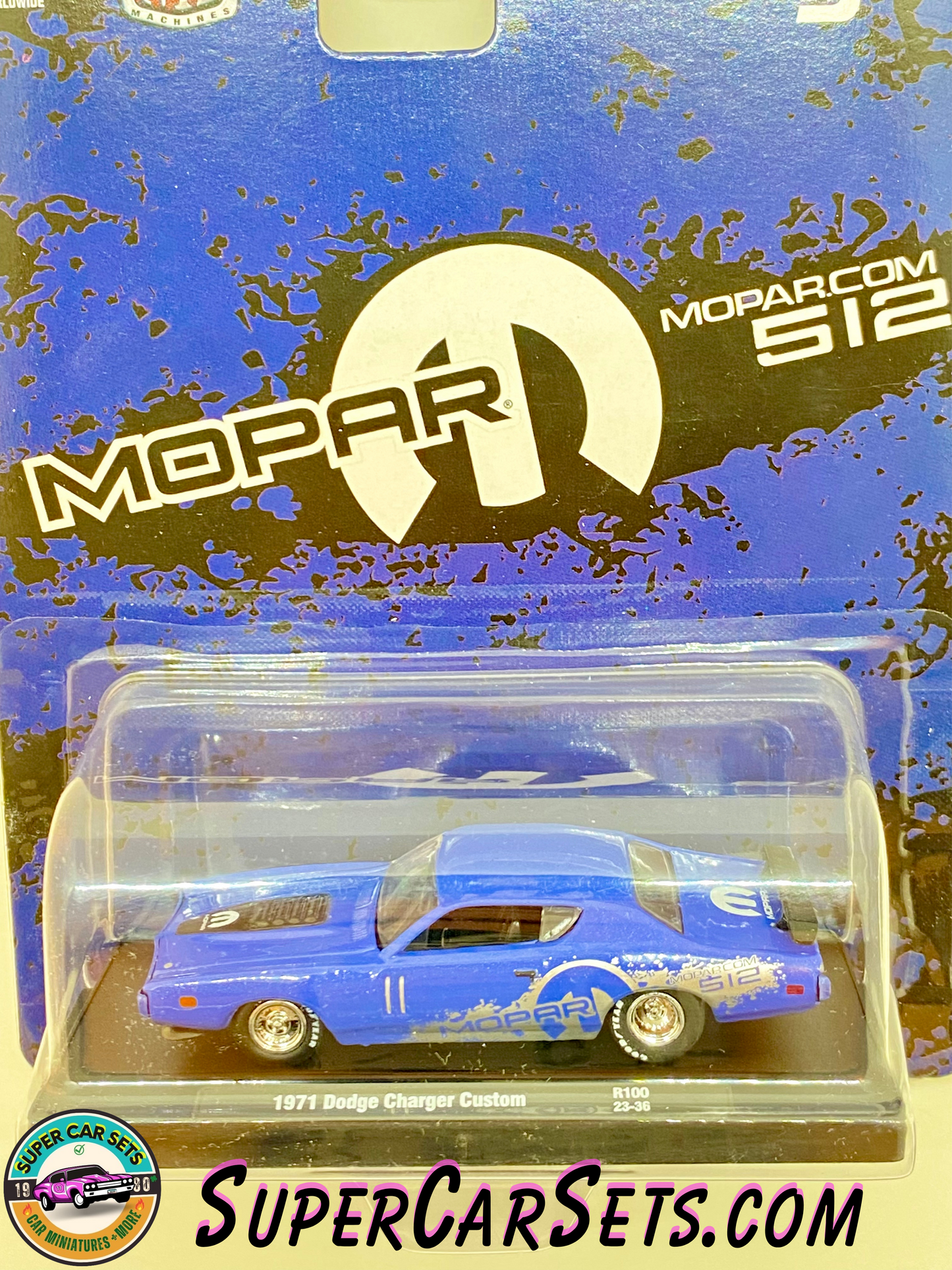 1971 Dodge Charger Custom (blue colour) - Dodge Mopar by M2 Machines