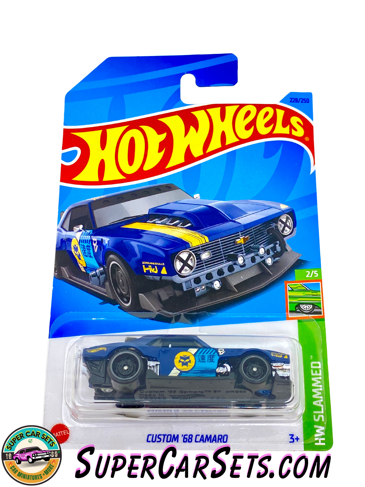 Custom ’68 Camaro - Hot Wheels HW Slammed - 2023 (2/5) (228/250)