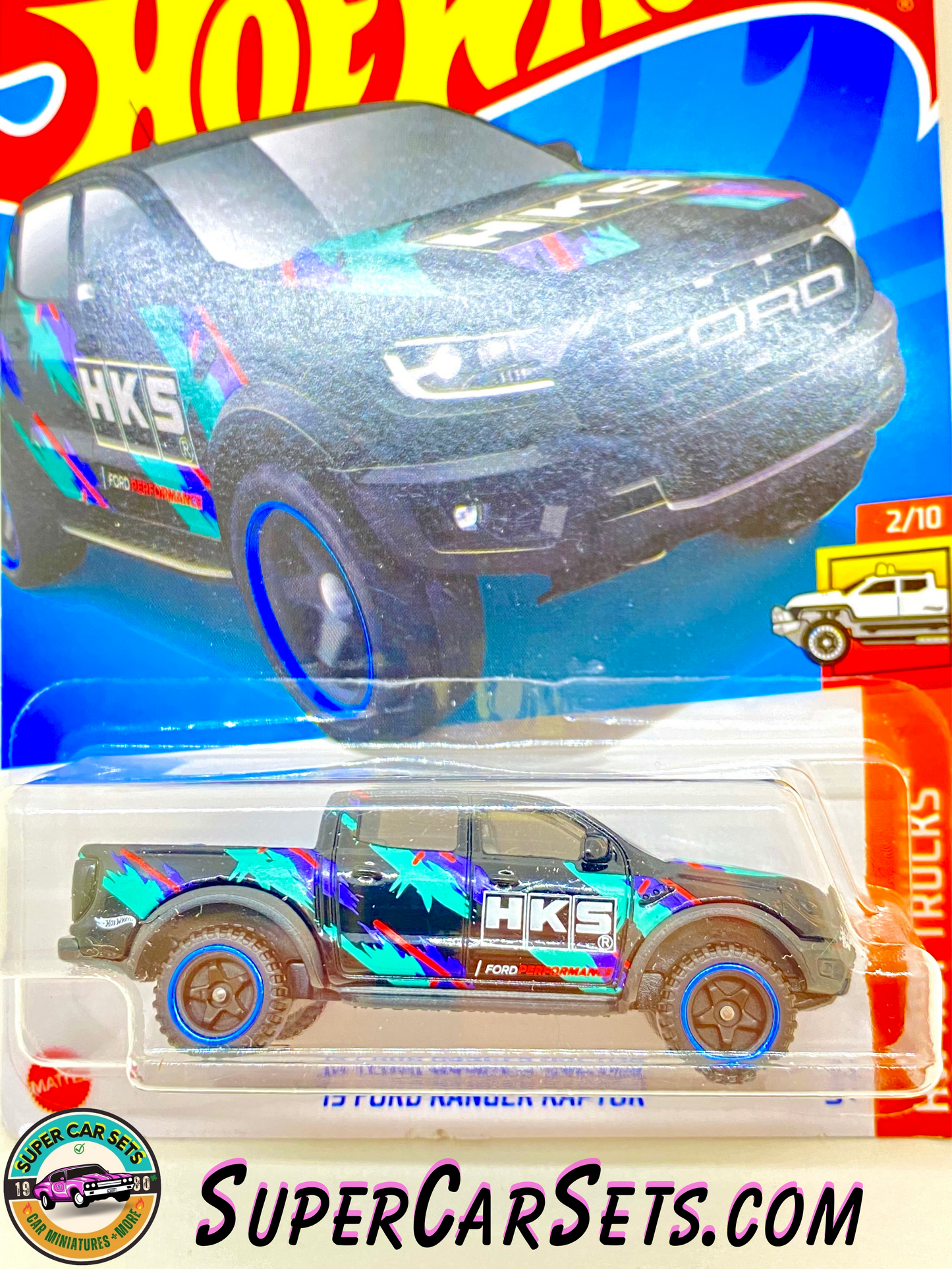 19 Ford Ranger Raptor (HKS) - Hot Wheels HW Hot Trucks - 2024 (2/10) (43/250)