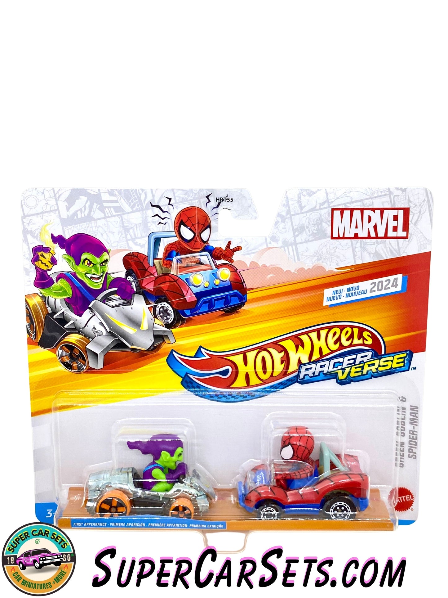 Spider-Man + Green Goblin - Hot Wheels Racer Verse 2-pack