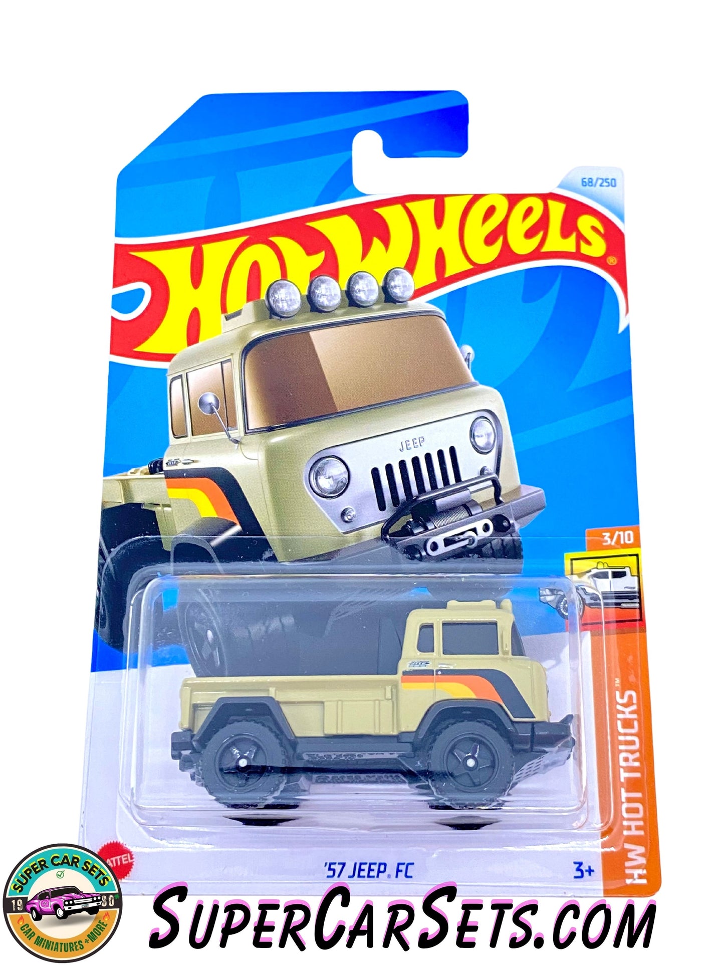 57 Jeep FC (desert sand colour) - Hot Wheels HW Hot Trucks - 2024 (3/10) (68/250)