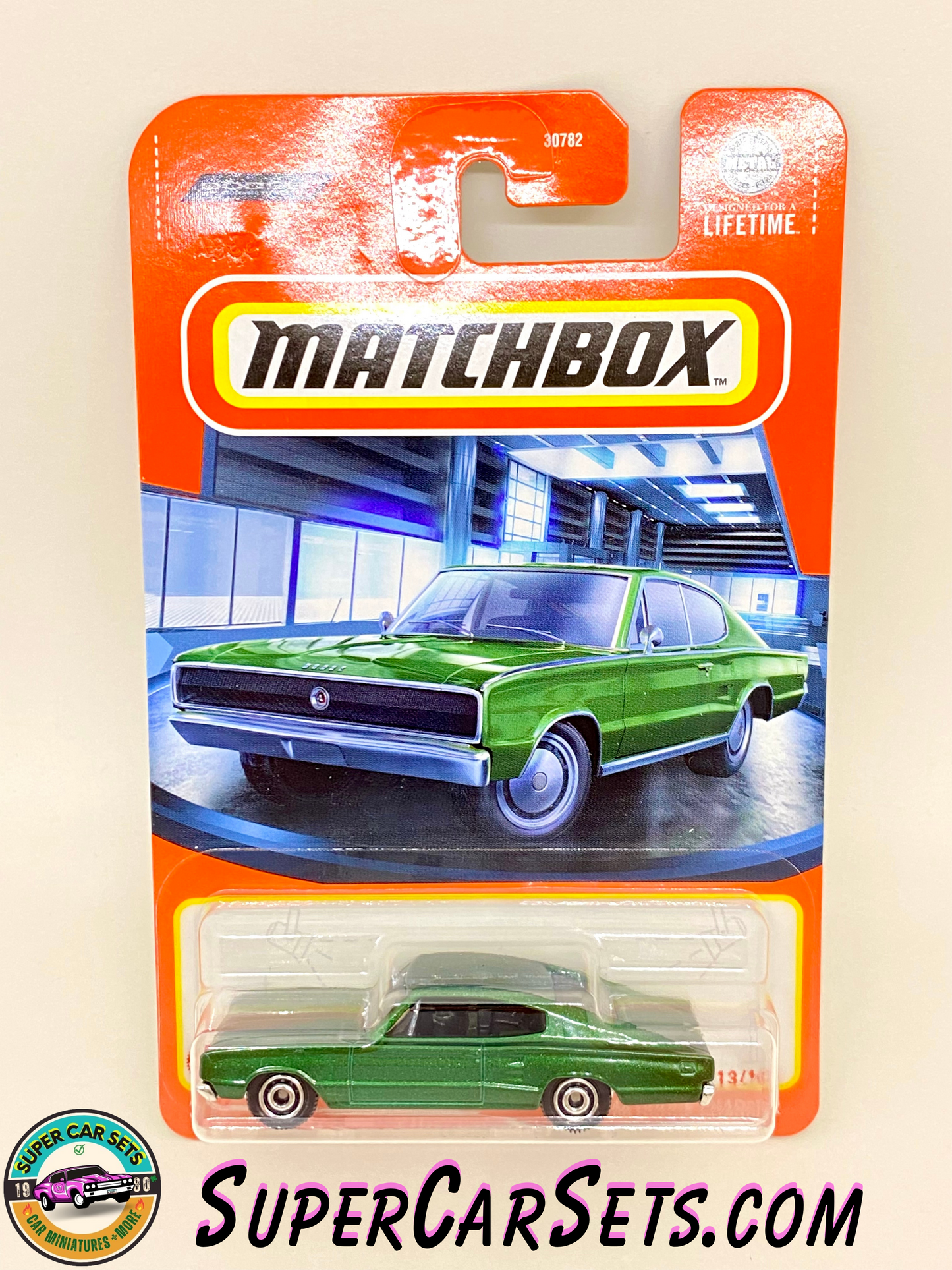 Matchbox - 1966 Dodge Charger (13/100) (metallic dark green colour)