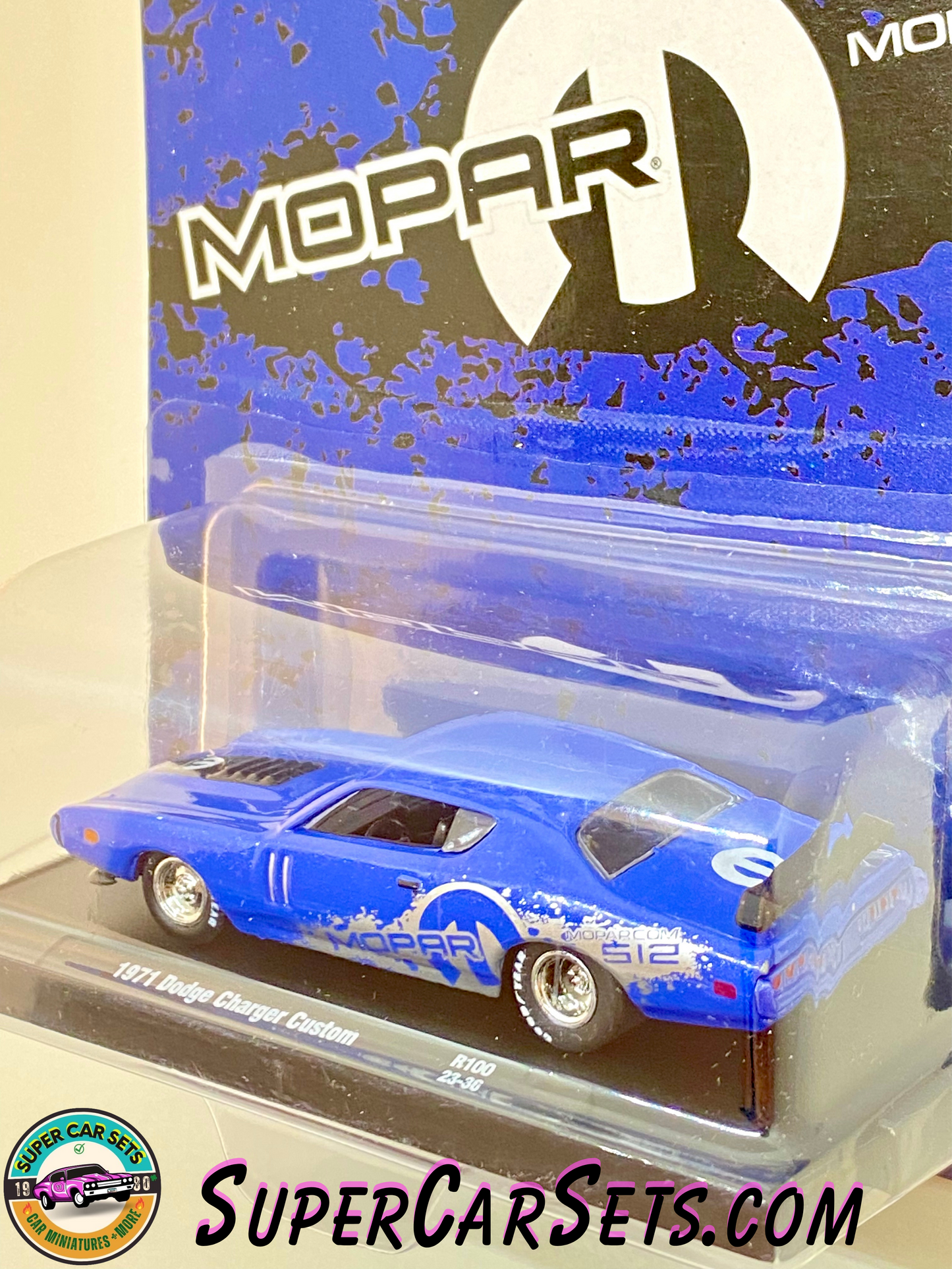 1971 Dodge Charger Custom (blue colour) - Dodge Mopar by M2 Machines