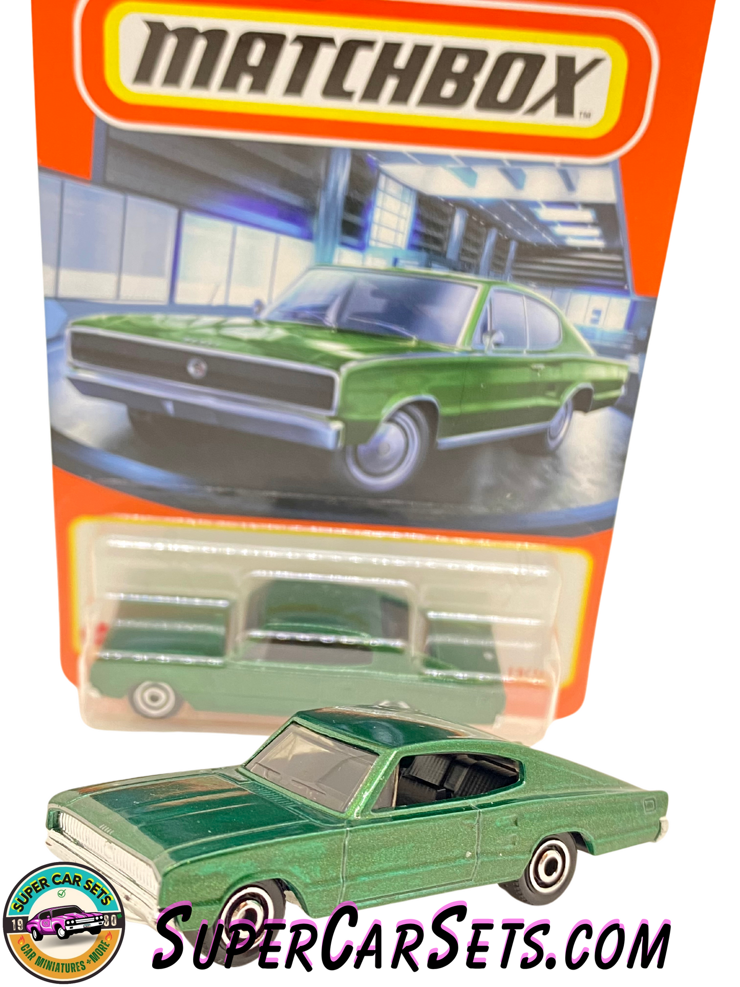 Matchbox - 1966 Dodge Charger (13/100) (metallic dark green colour)