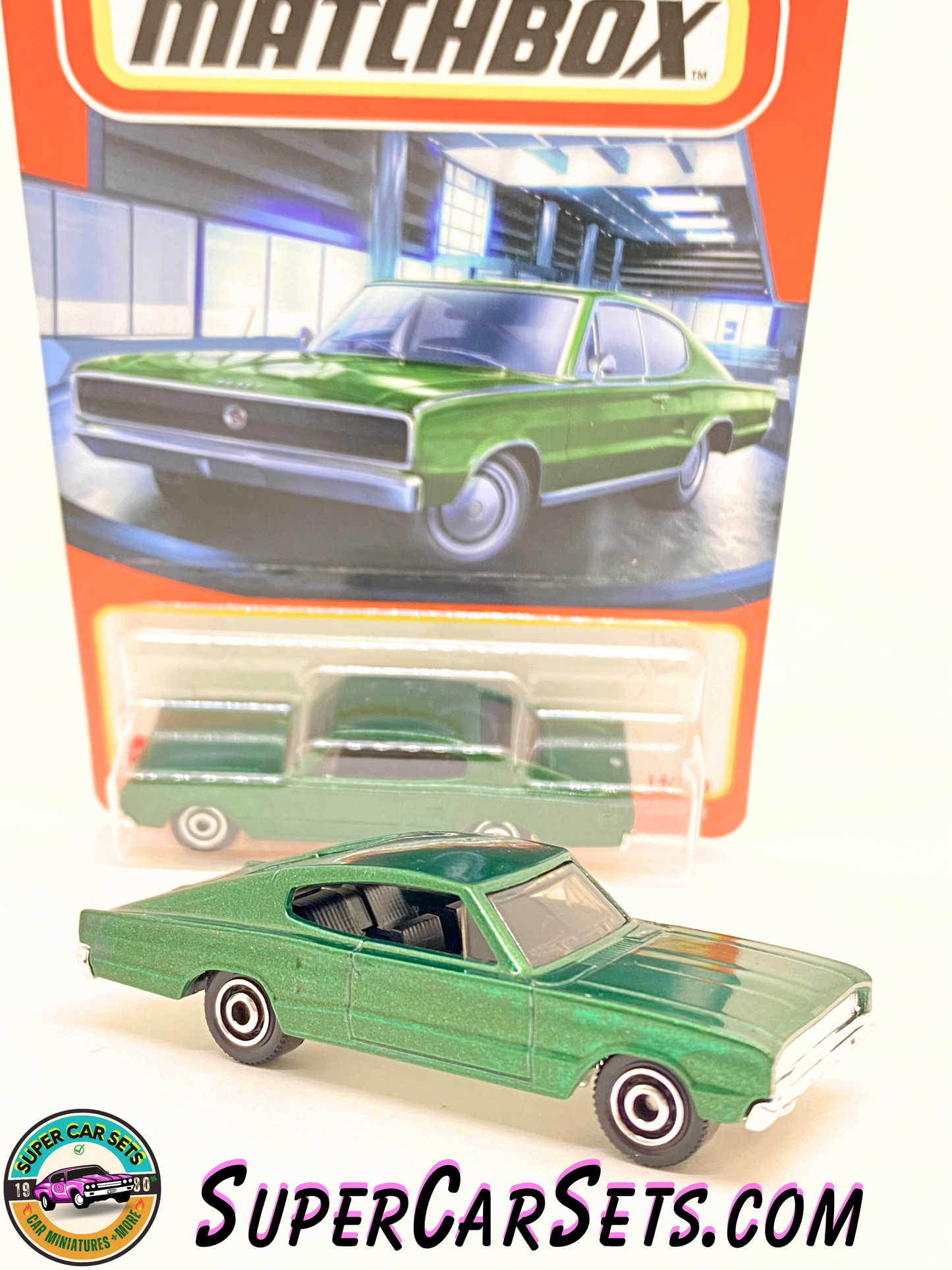 Matchbox - 1966 Dodge Charger (13/100) (metallic dark green colour)